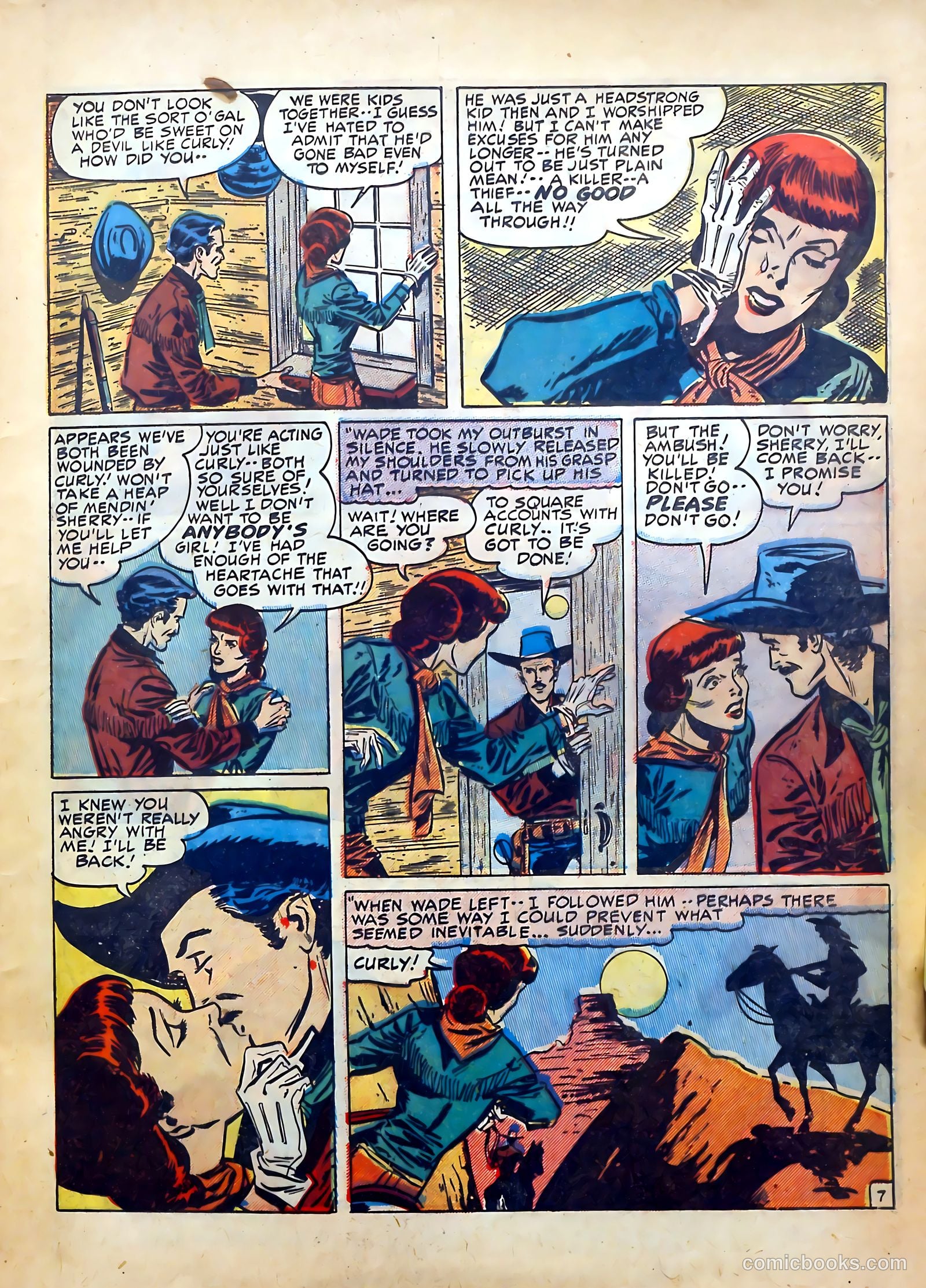 Real West Romances #3 (1949) — page 17 of 52