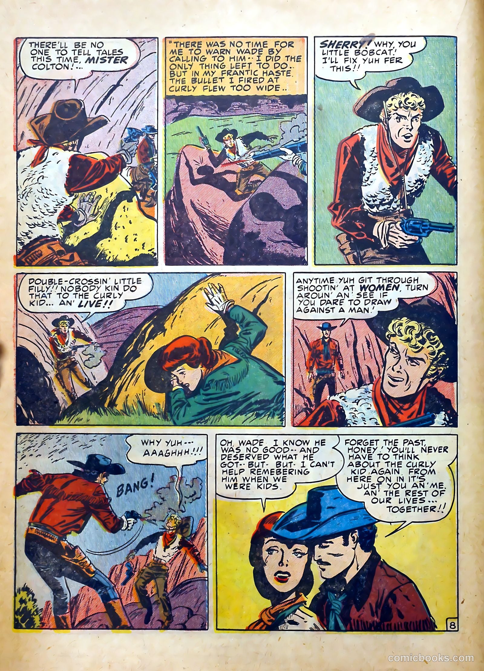 Real West Romances #3 (1949) — page 18 of 52