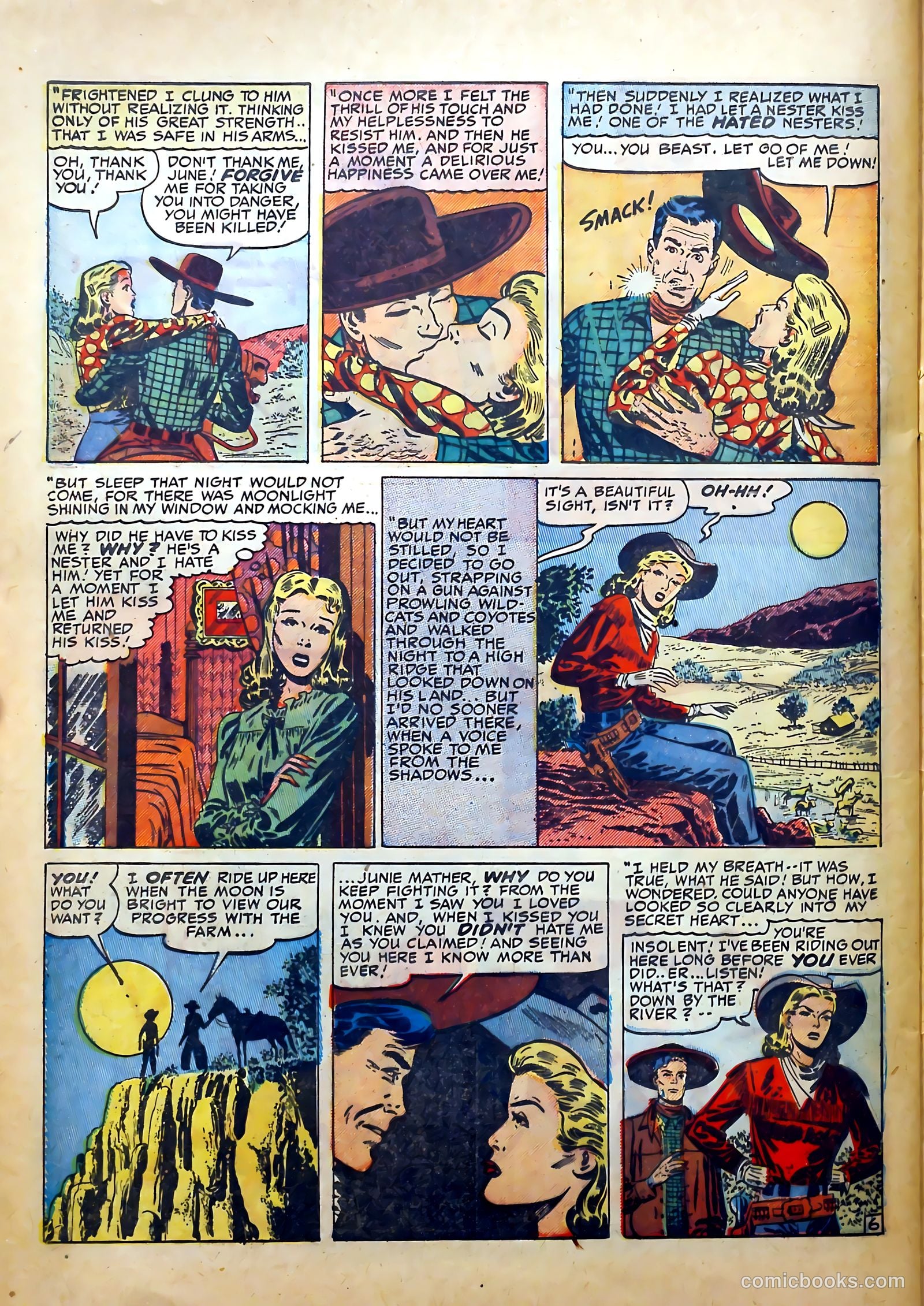 Real West Romances #3 (1949) — page 36 of 52
