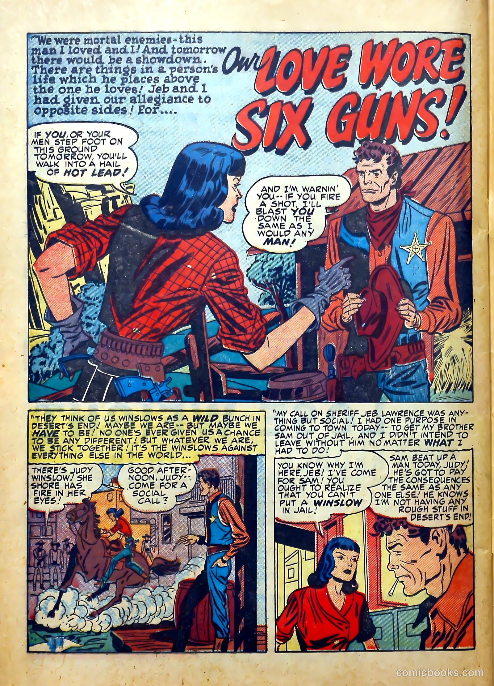 Real West Romances #3 (1949) — page 40 of 52