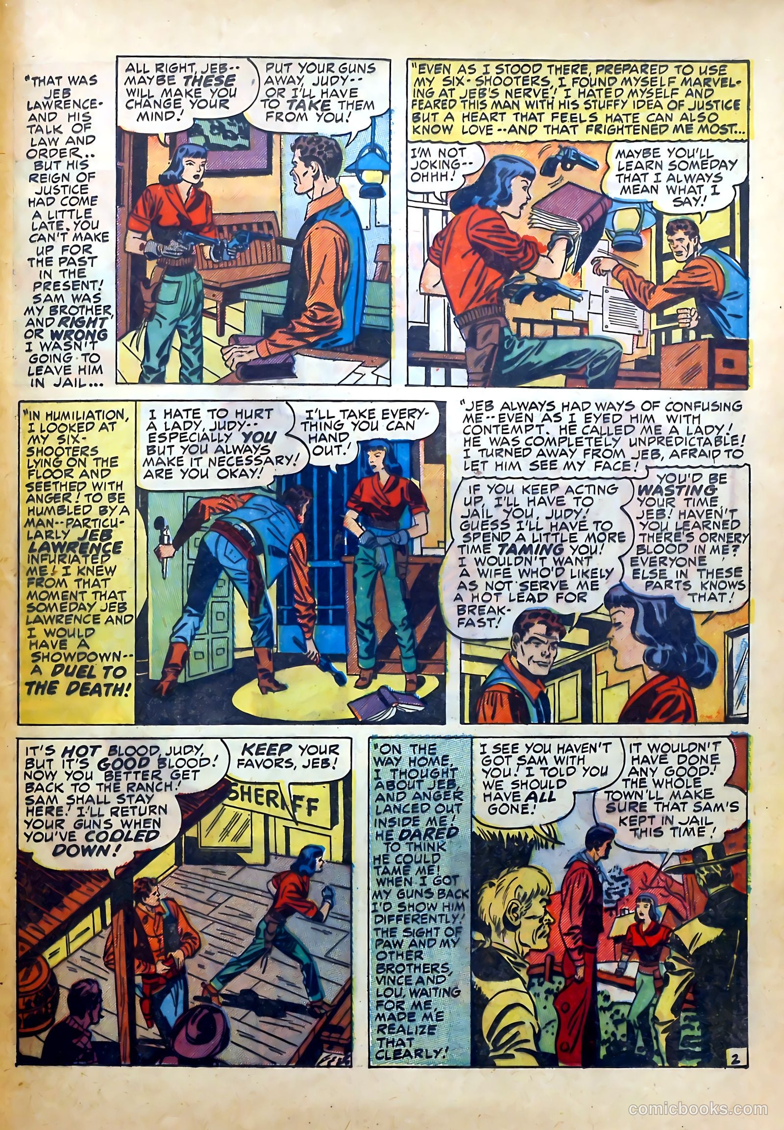 Real West Romances #3 (1949) — page 41 of 52