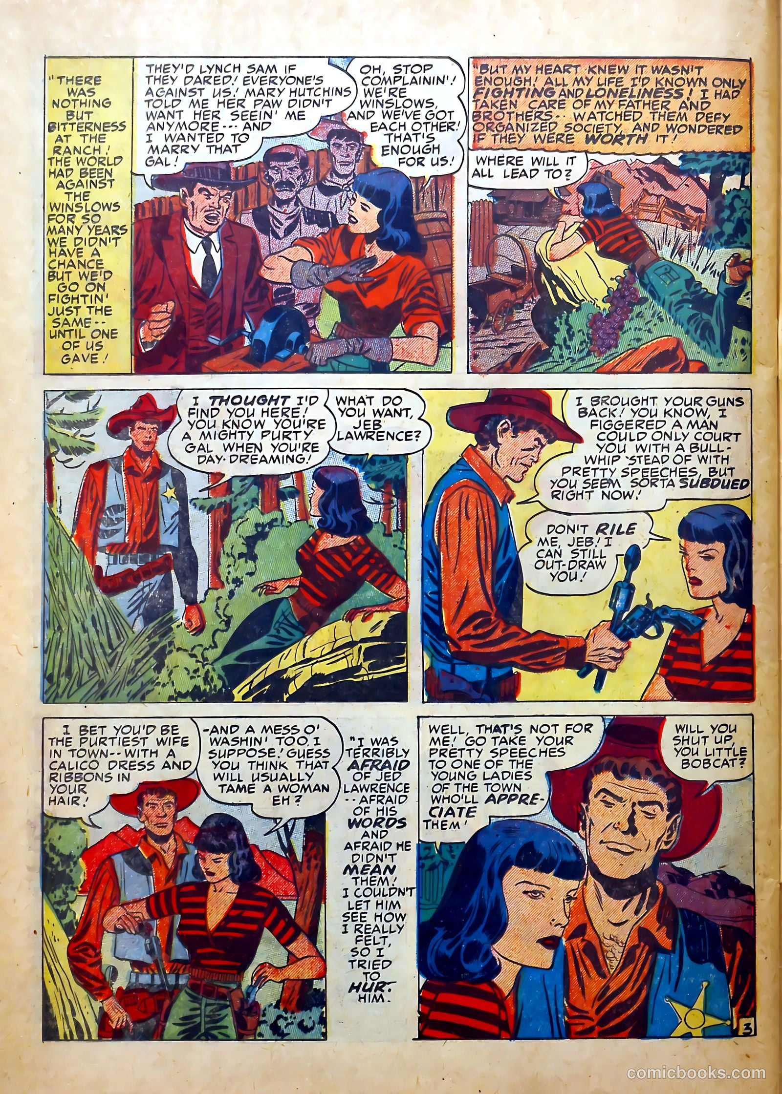 Real West Romances #3 (1949) — page 42 of 52