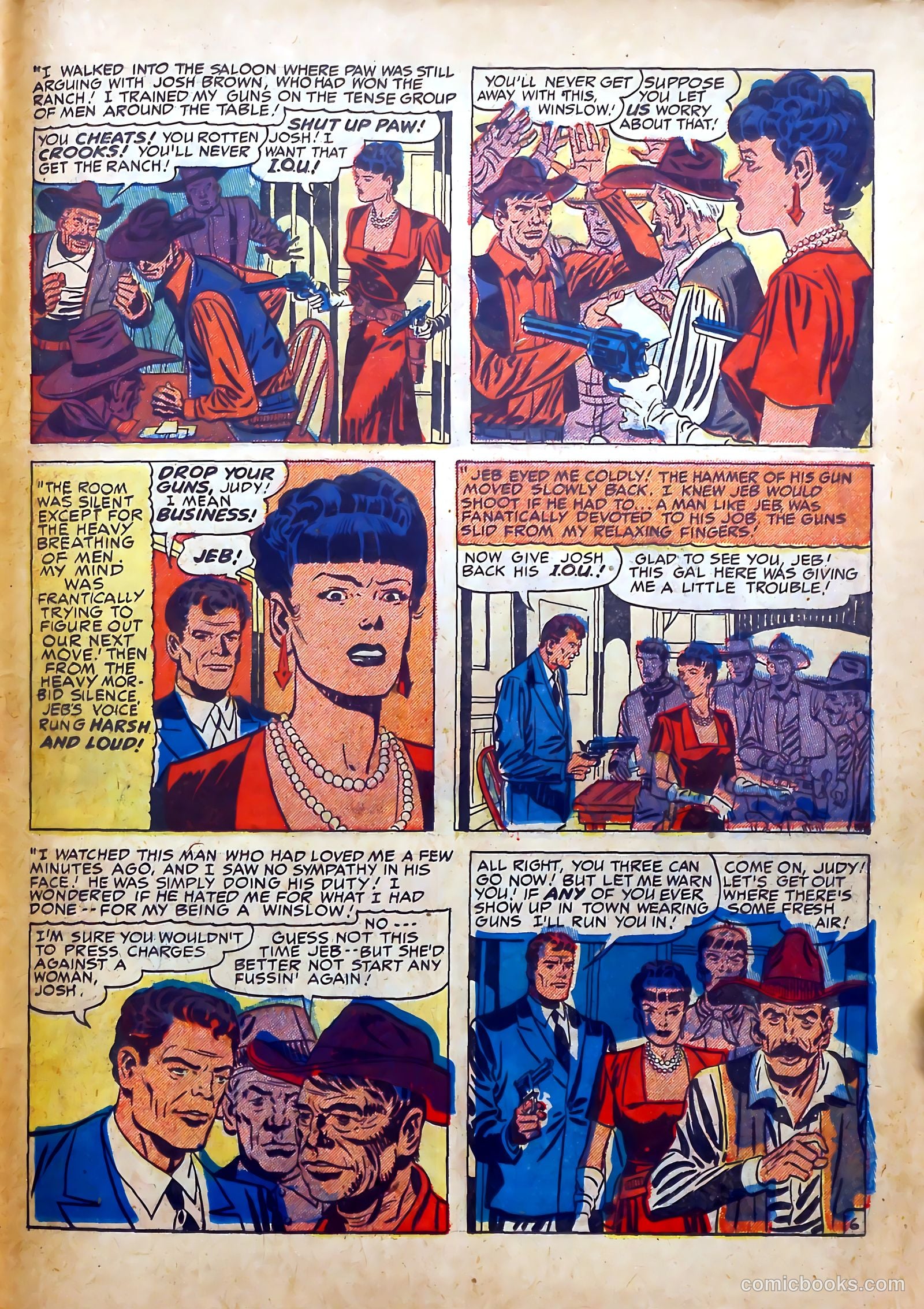 Real West Romances #3 (1949) — page 45 of 52