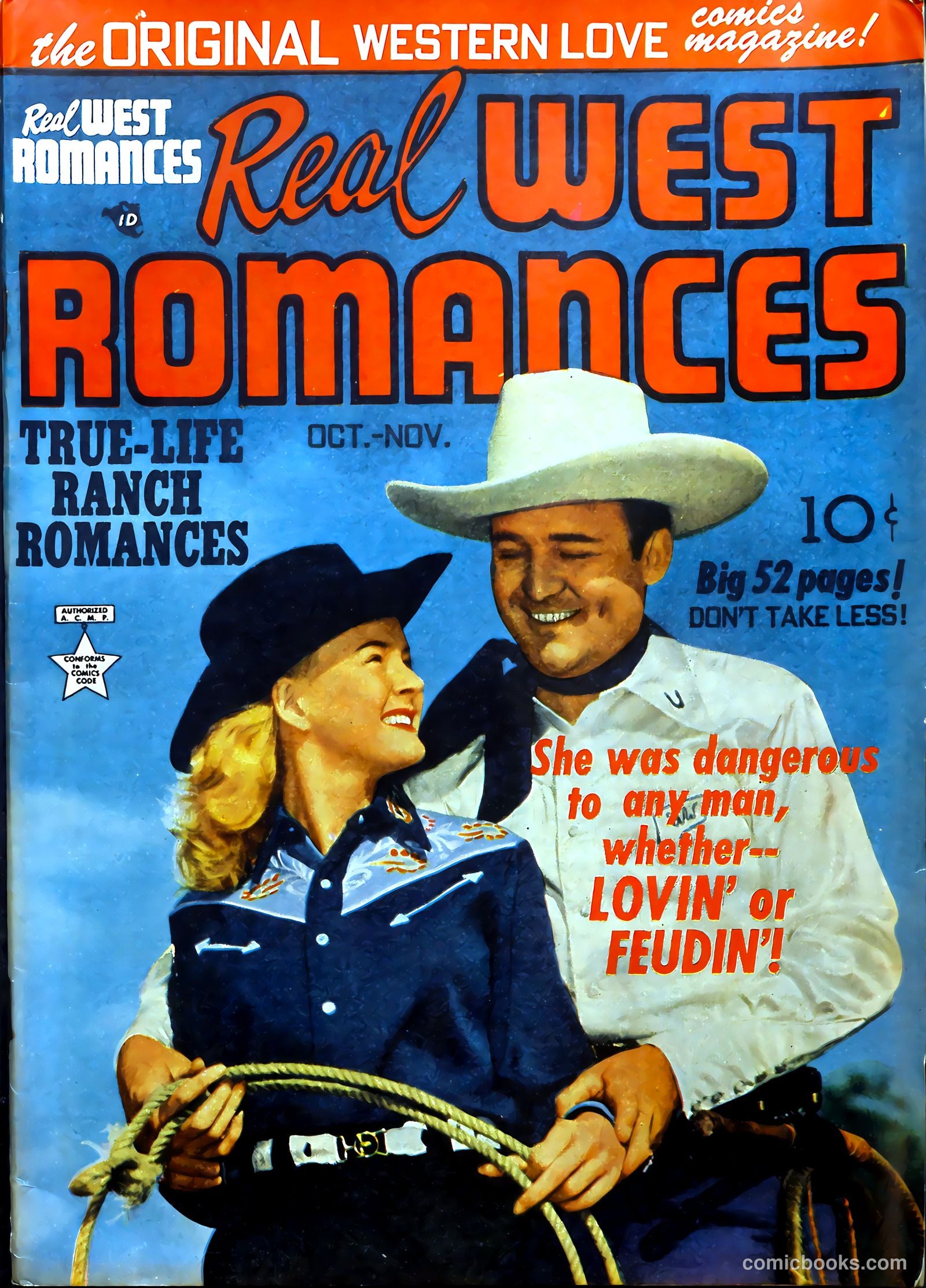 Real West Romances #4 (1949) — page 1 of 52