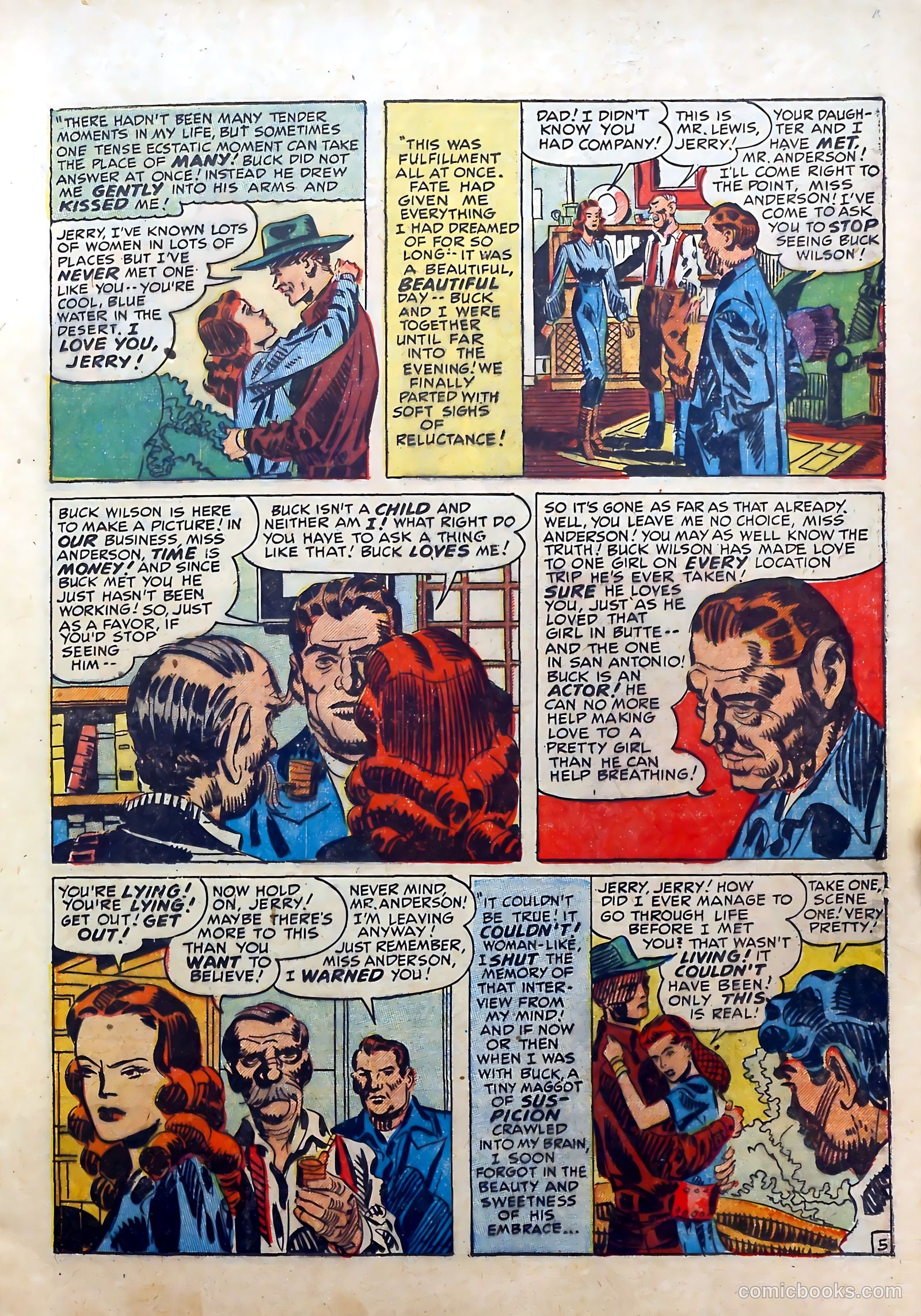 Real West Romances #4 (1949) — page 7 of 52