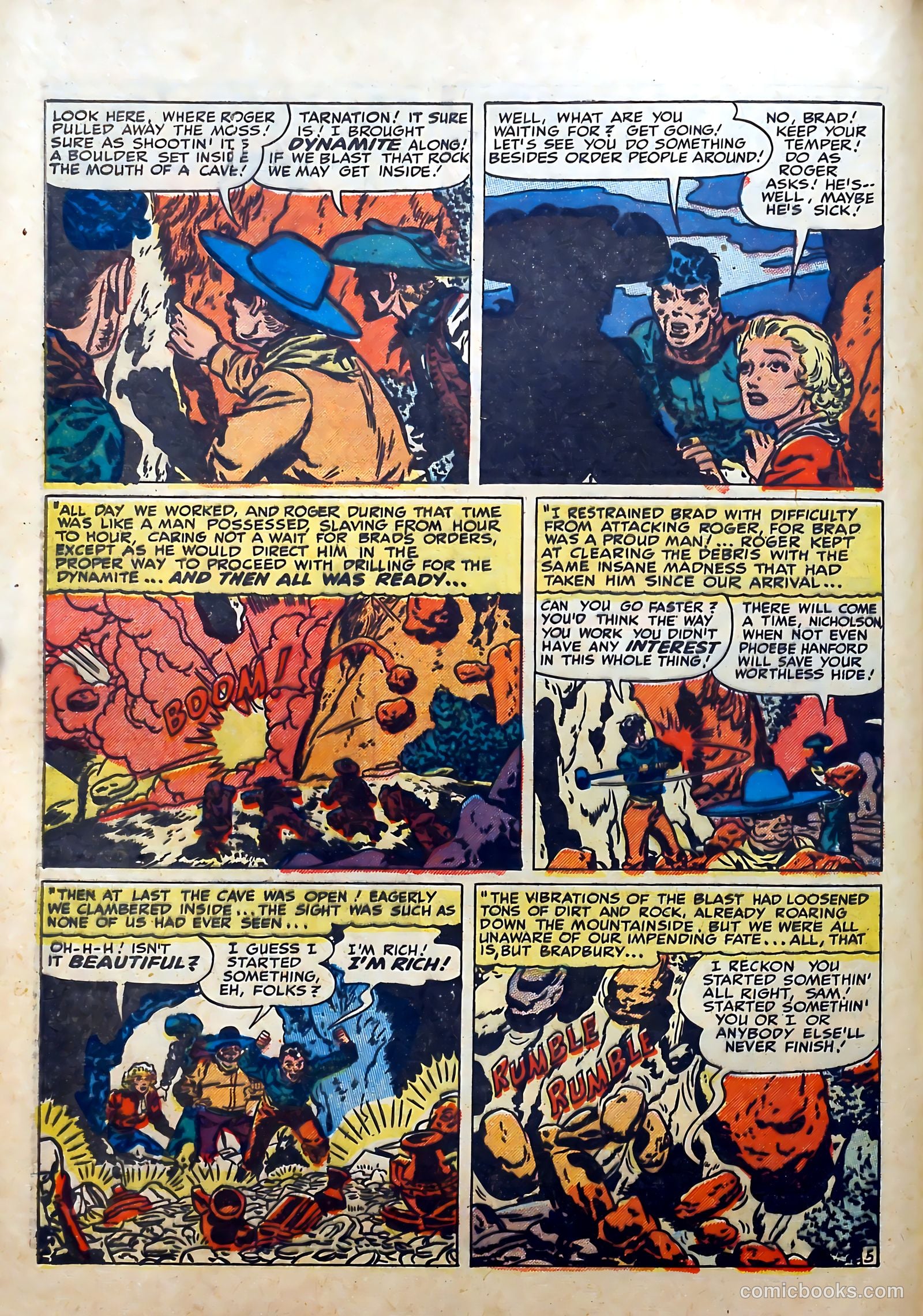Real West Romances #4 (1949) — page 16 of 52