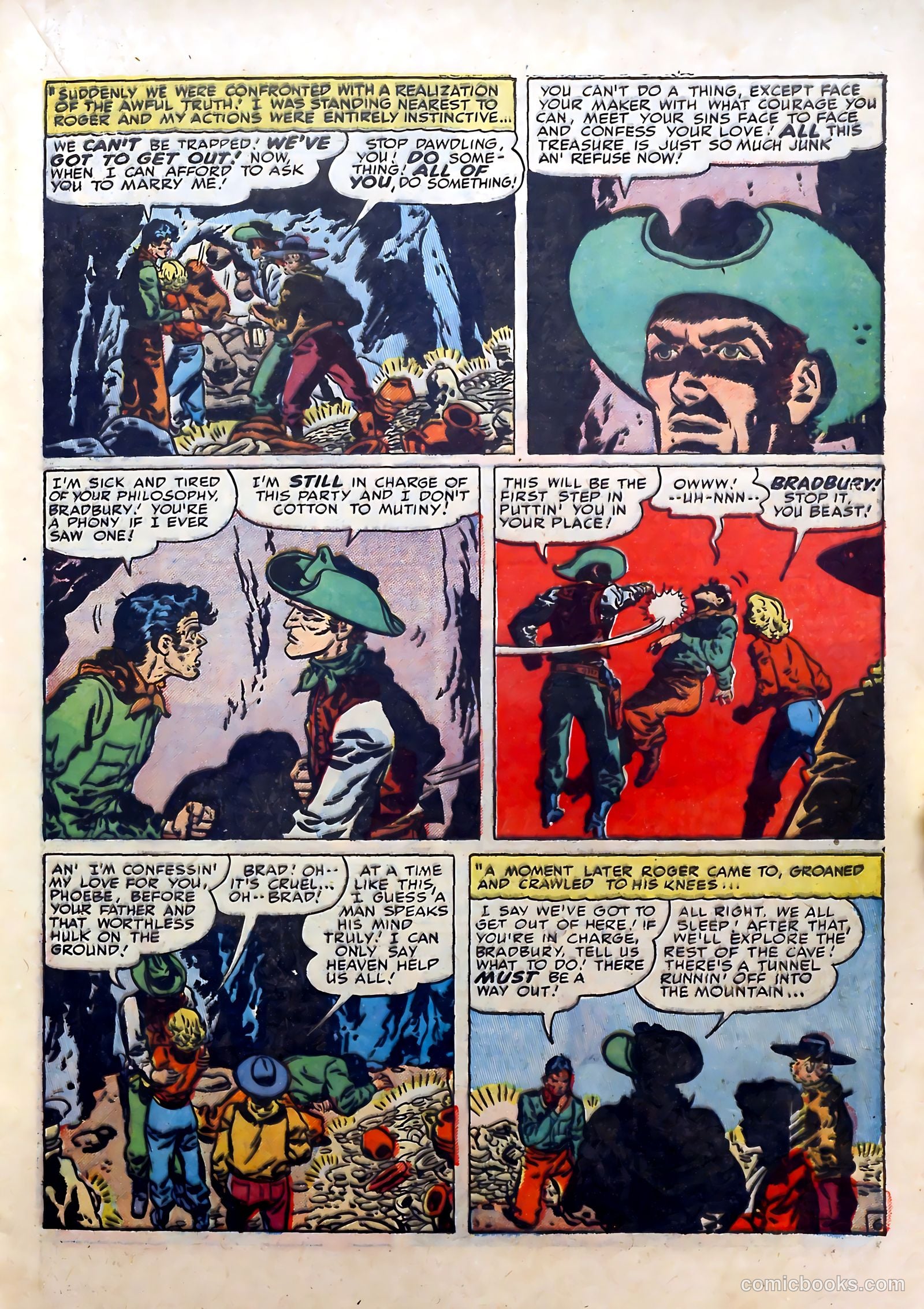 Real West Romances #4 (1949) — page 17 of 52