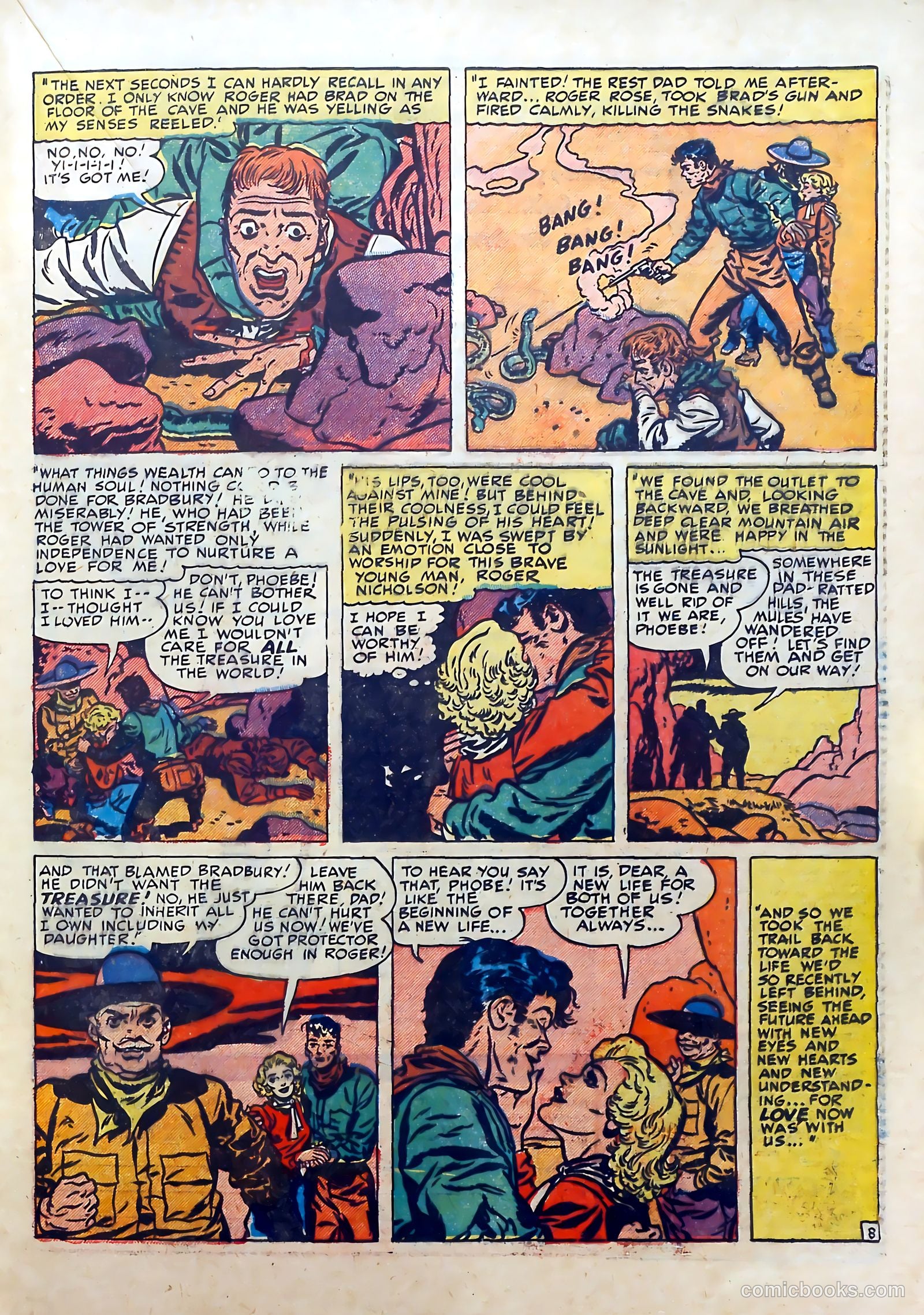 Real West Romances #4 (1949) — page 19 of 52