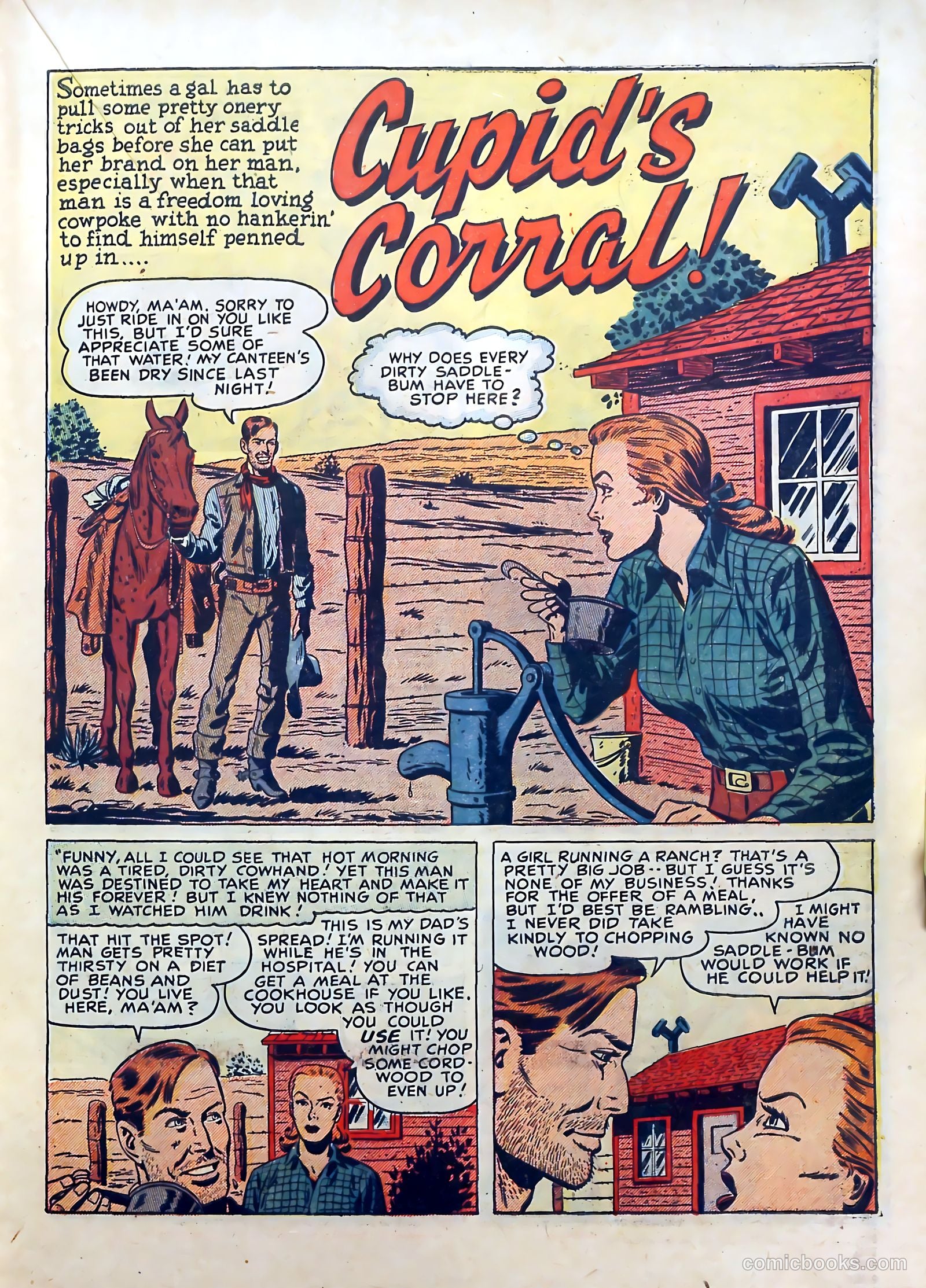 Real West Romances #4 (1949) — page 21 of 52