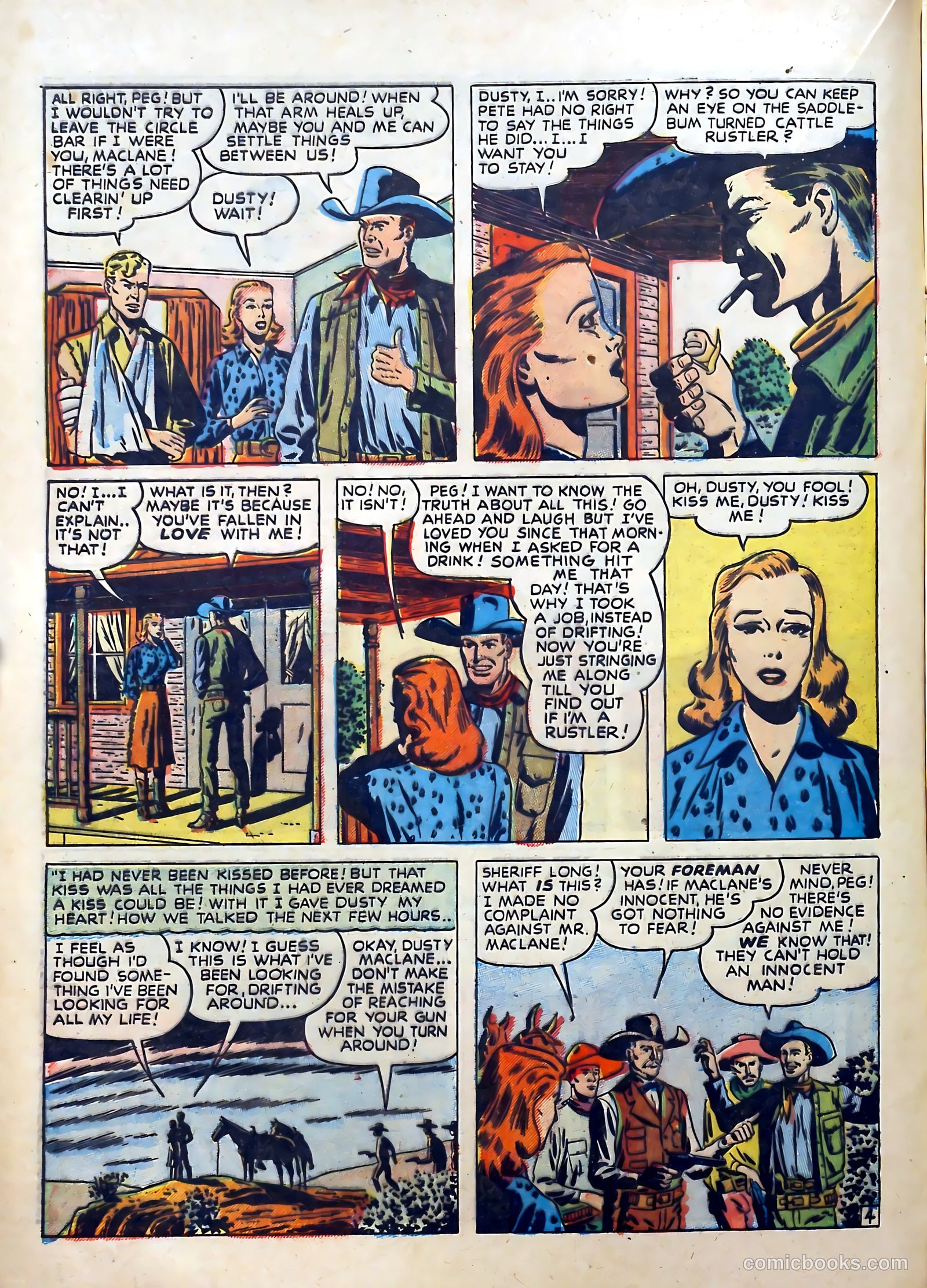 Real West Romances #4 (1949) — page 24 of 52