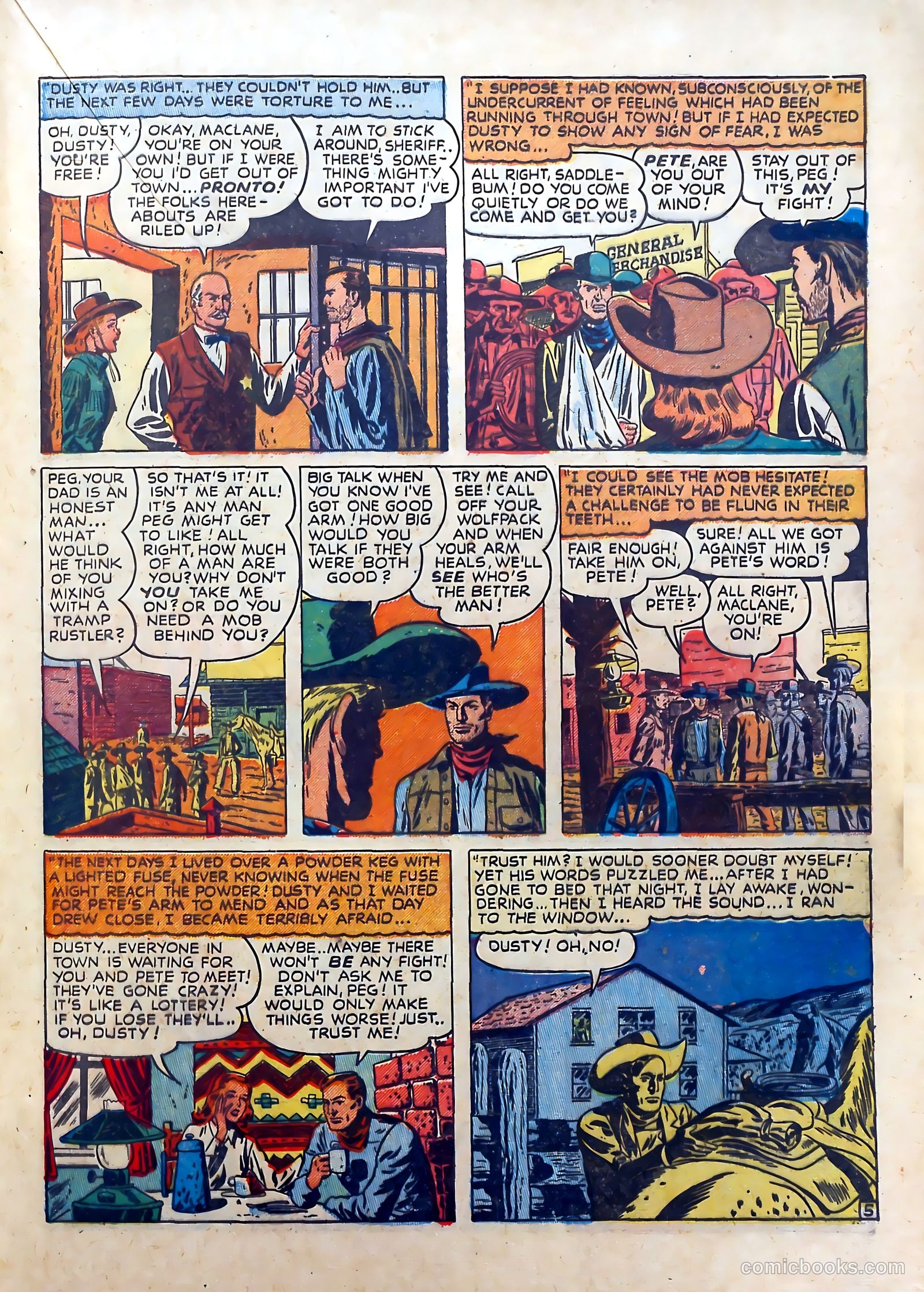 Real West Romances #4 (1949) — page 25 of 52