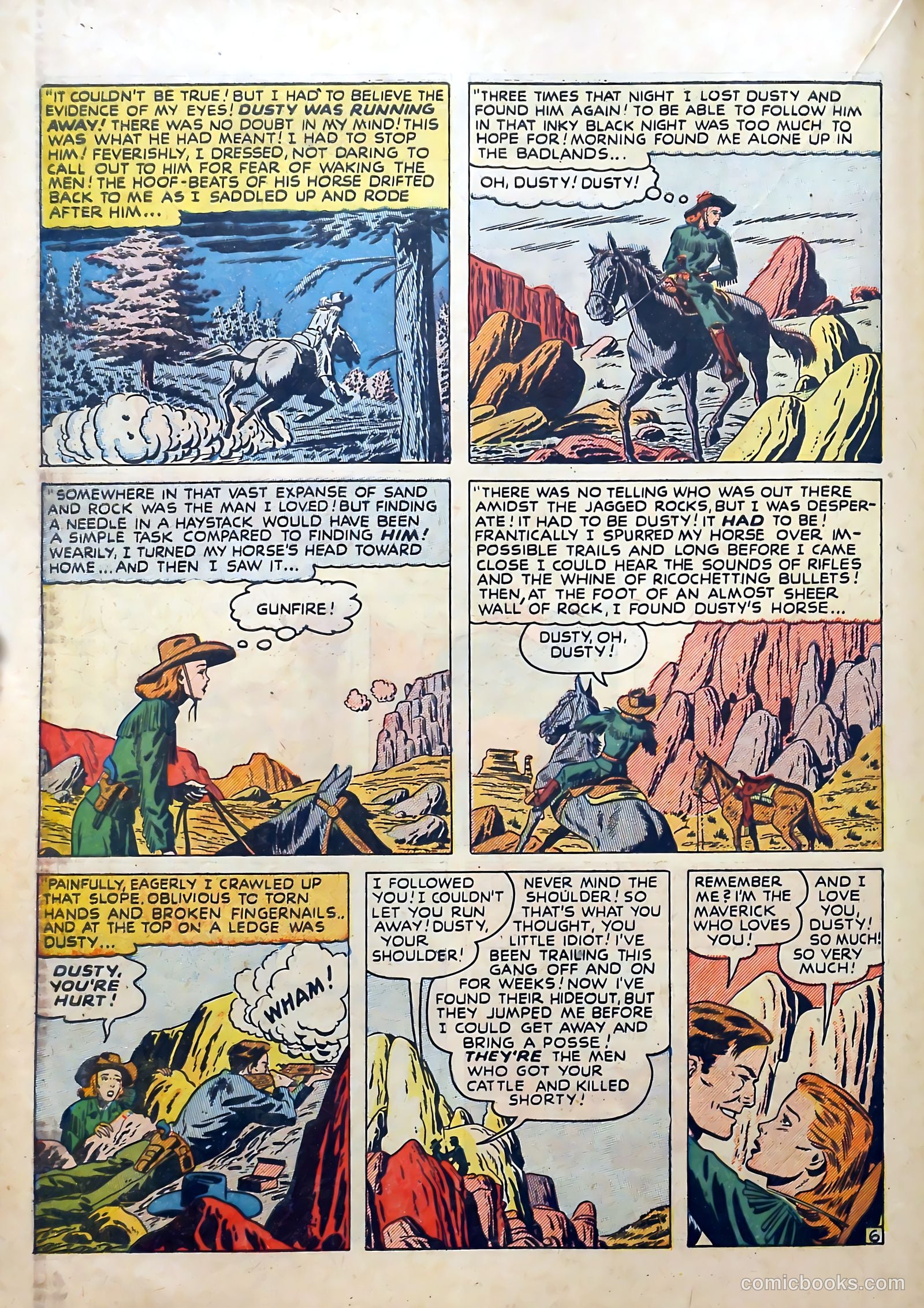 Real West Romances #4 (1949) — page 26 of 52