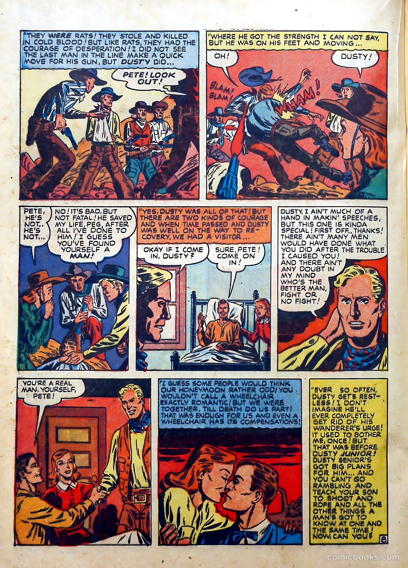 Real West Romances #4 (1949) — page 28 of 52