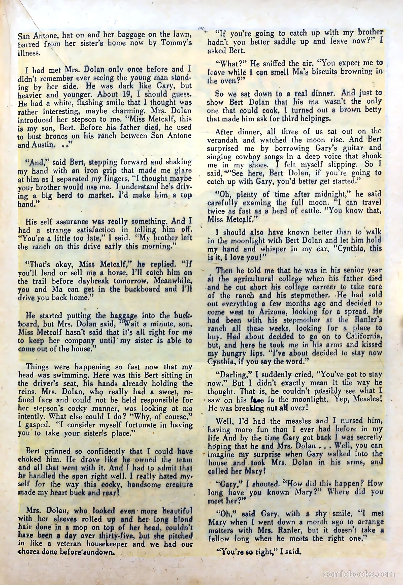 Real West Romances #4 (1949) — page 31 of 52