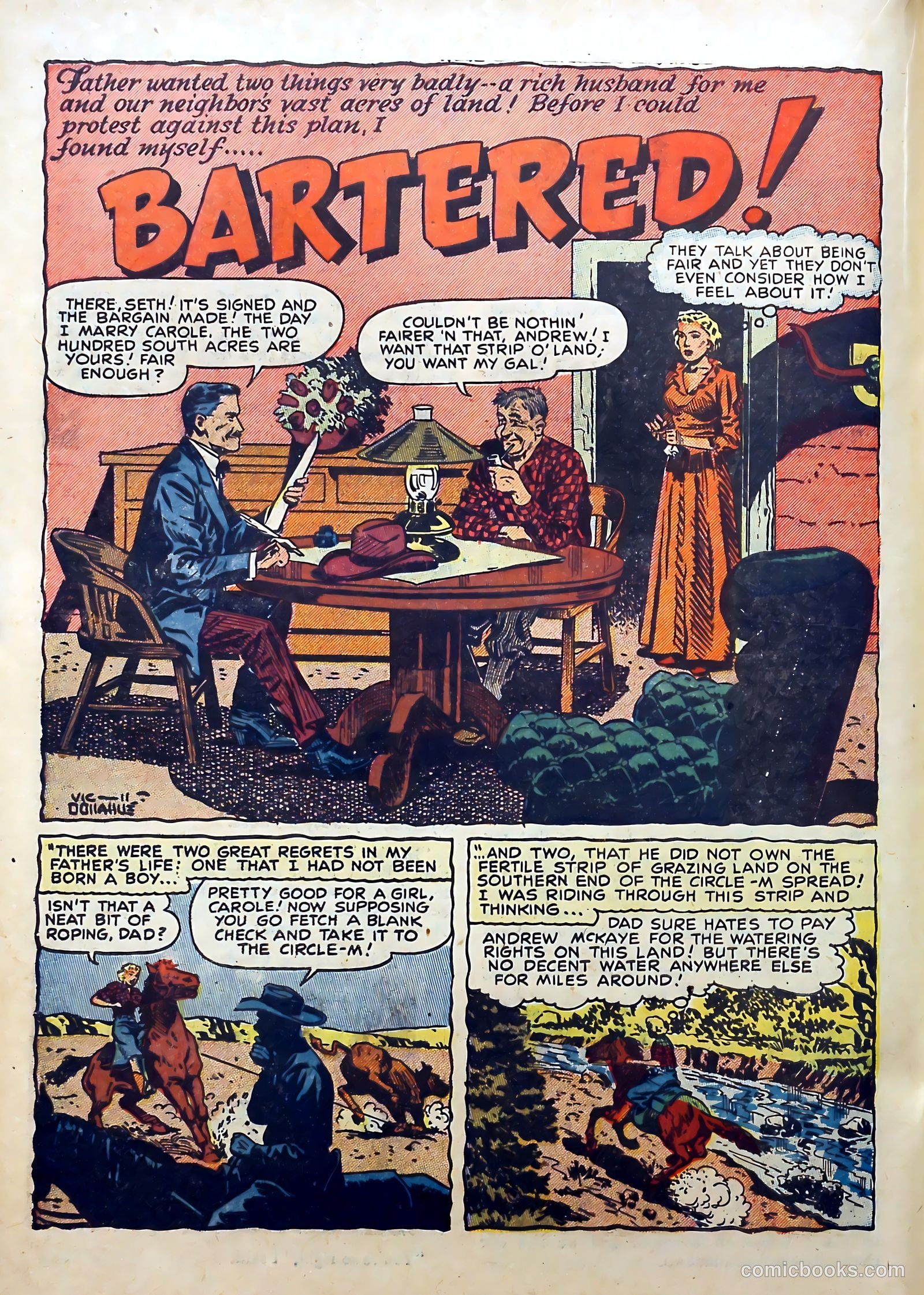 Real West Romances #4 (1949) — page 32 of 52