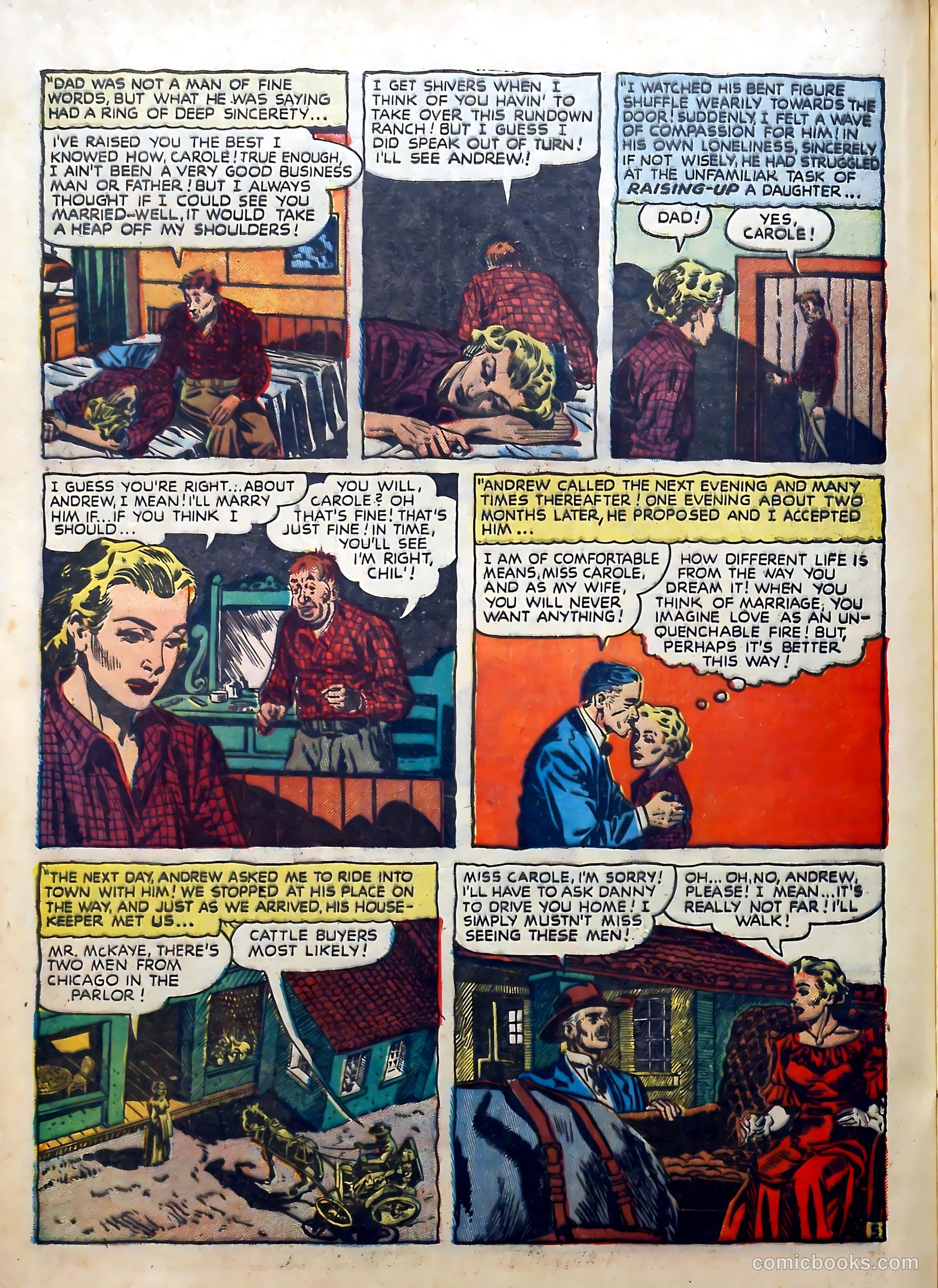 Real West Romances #4 (1949) — page 36 of 52