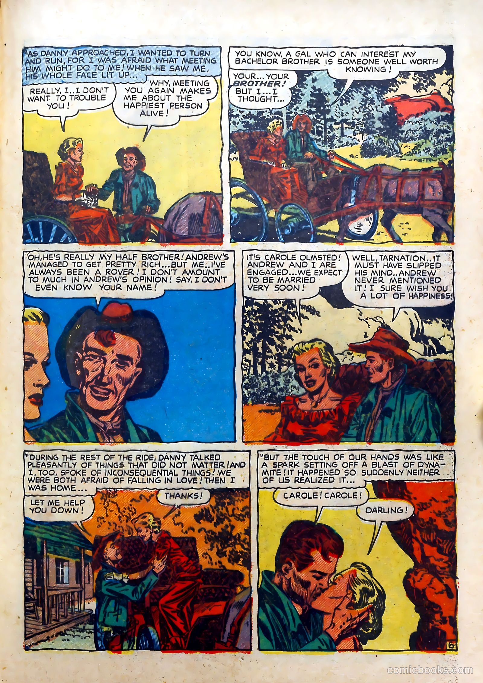 Real West Romances #4 (1949) — page 37 of 52