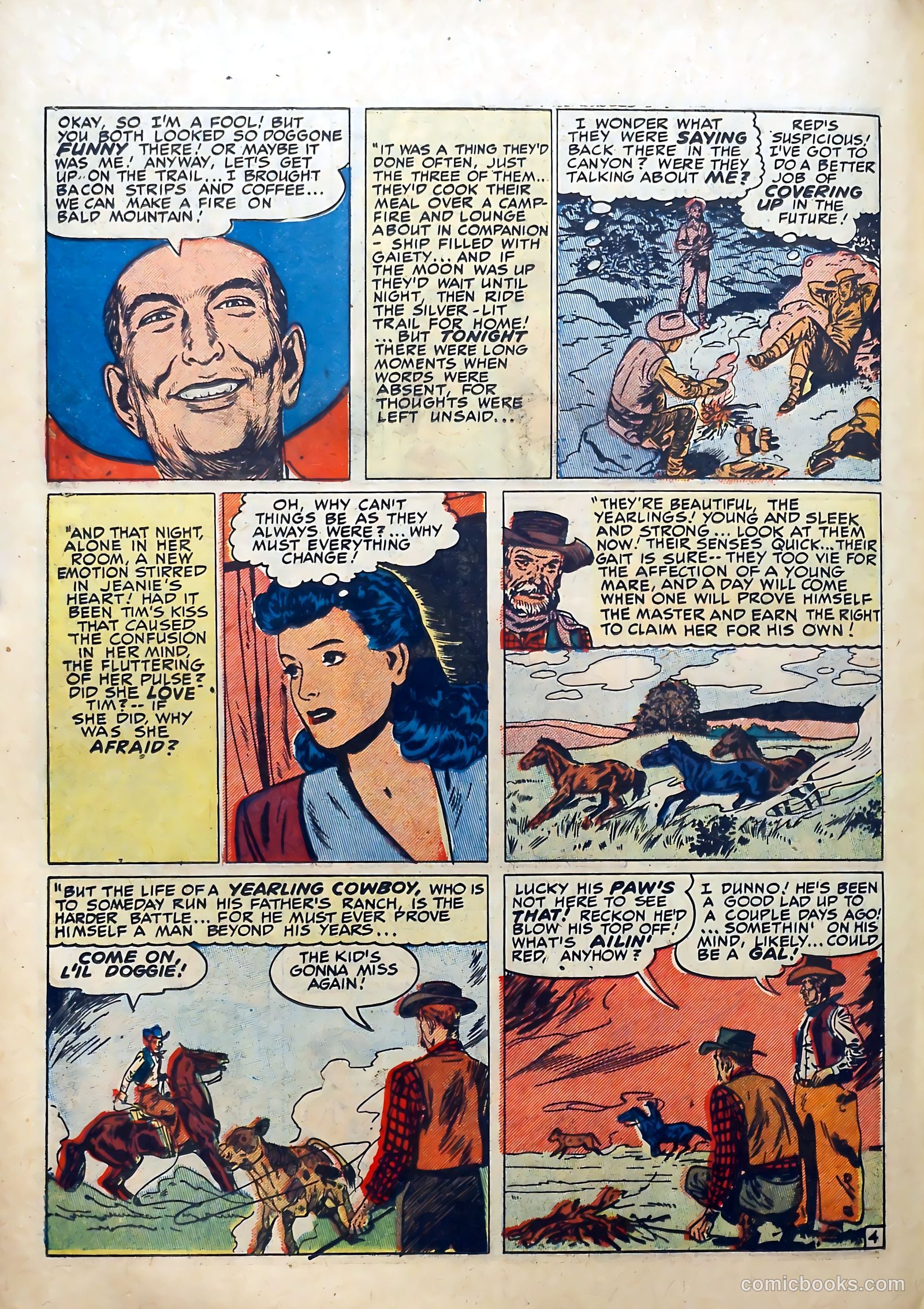 Real West Romances #4 (1949) — page 44 of 52