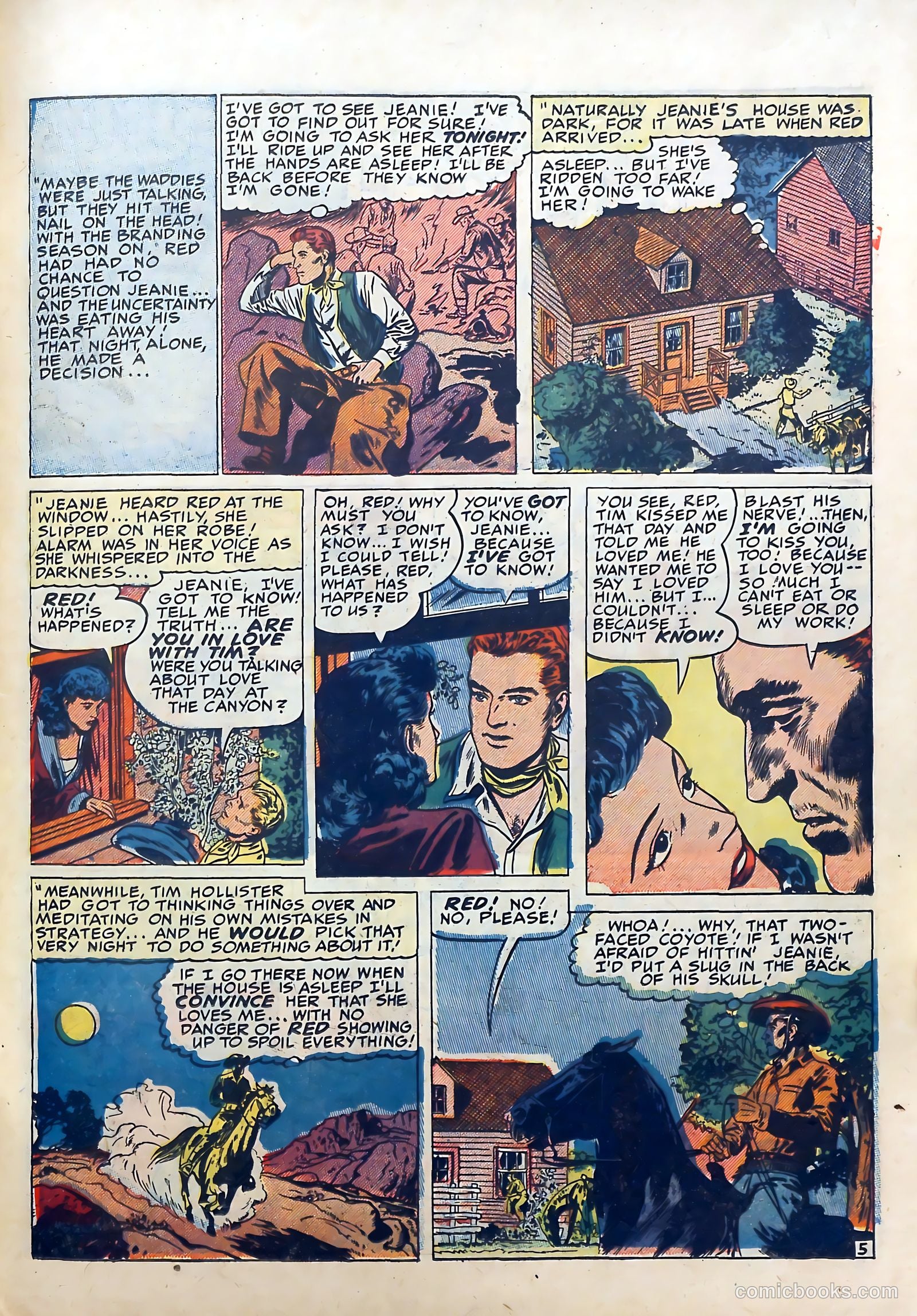 Real West Romances #4 (1949) — page 45 of 52