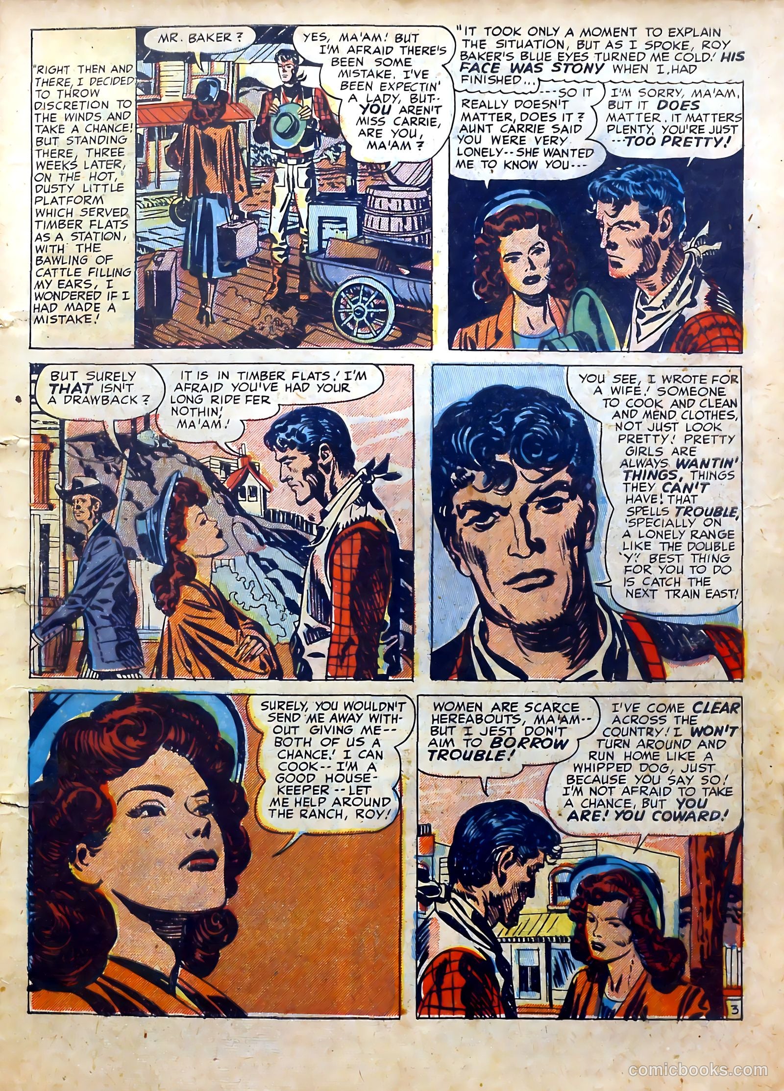 Real West Romances #5 (1949) — page 5 of 52