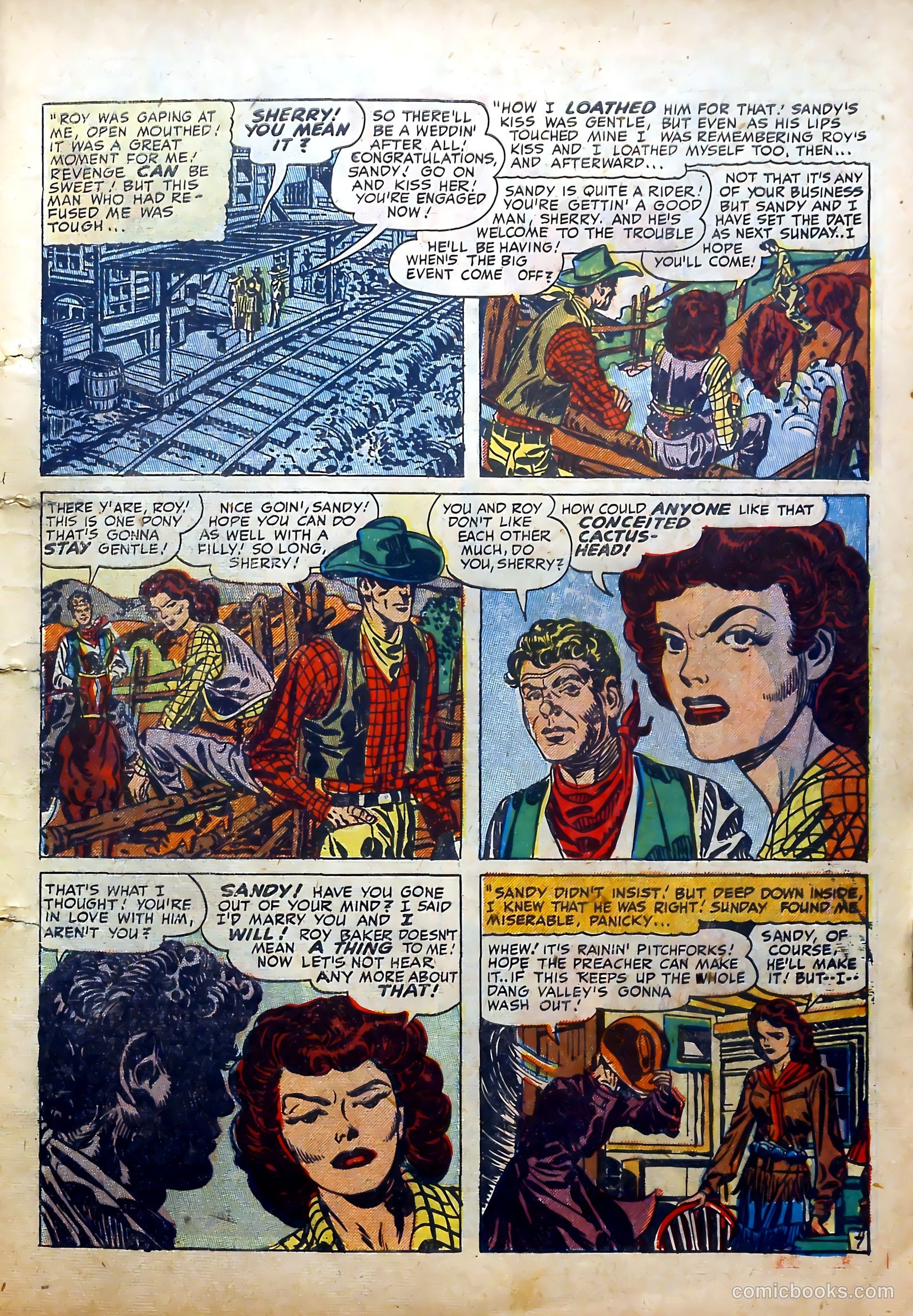 Real West Romances #5 (1949) — page 9 of 52
