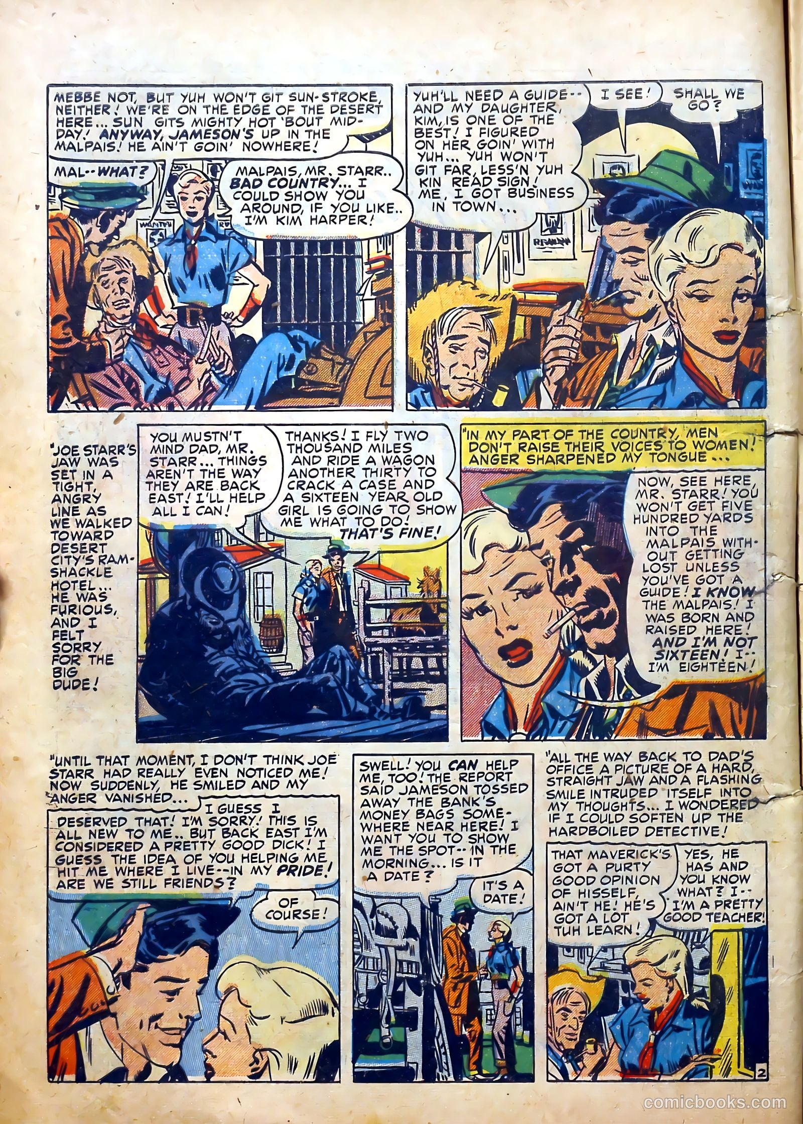 Real West Romances #5 (1949) — page 14 of 52