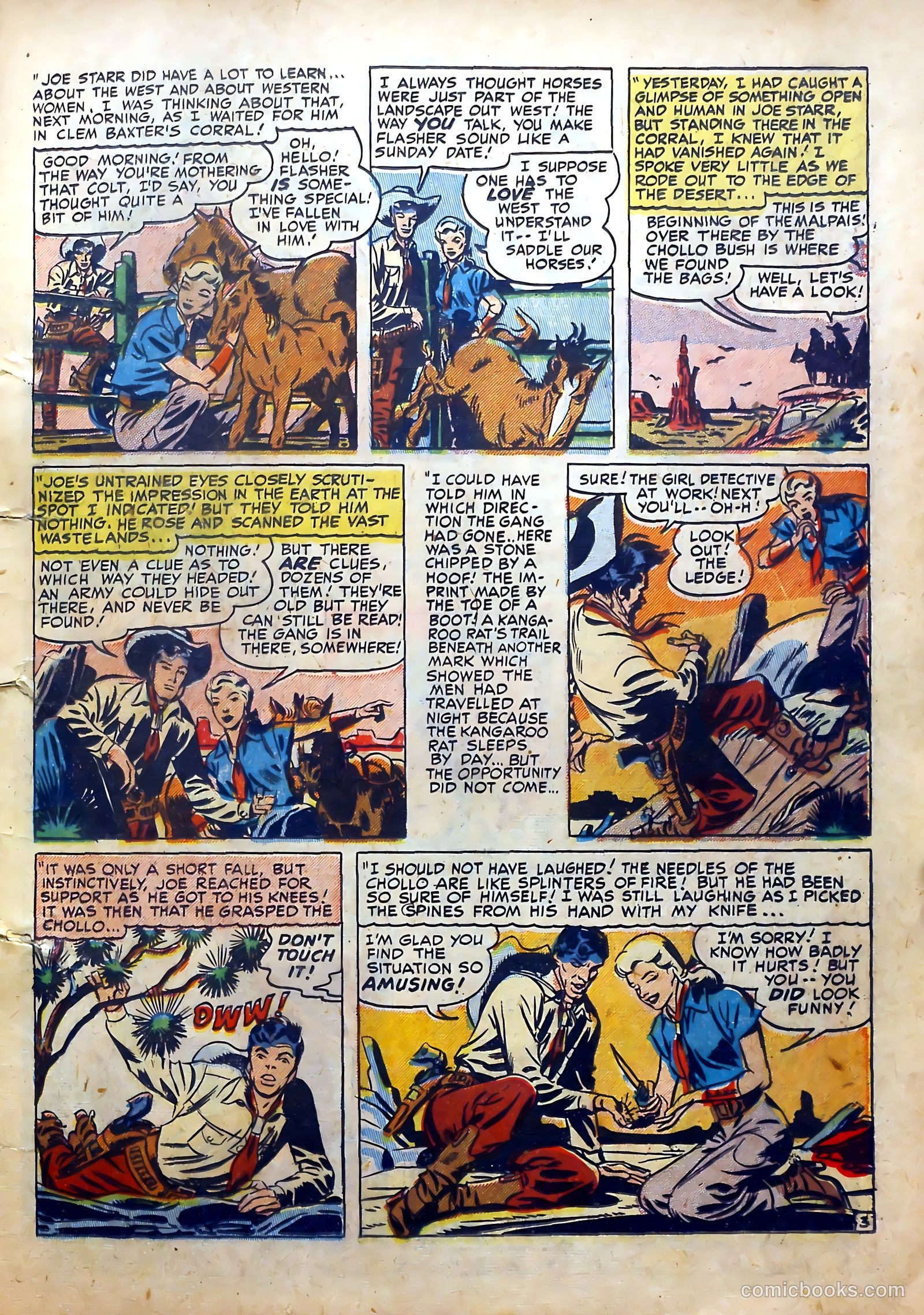Real West Romances #5 (1949) — page 15 of 52