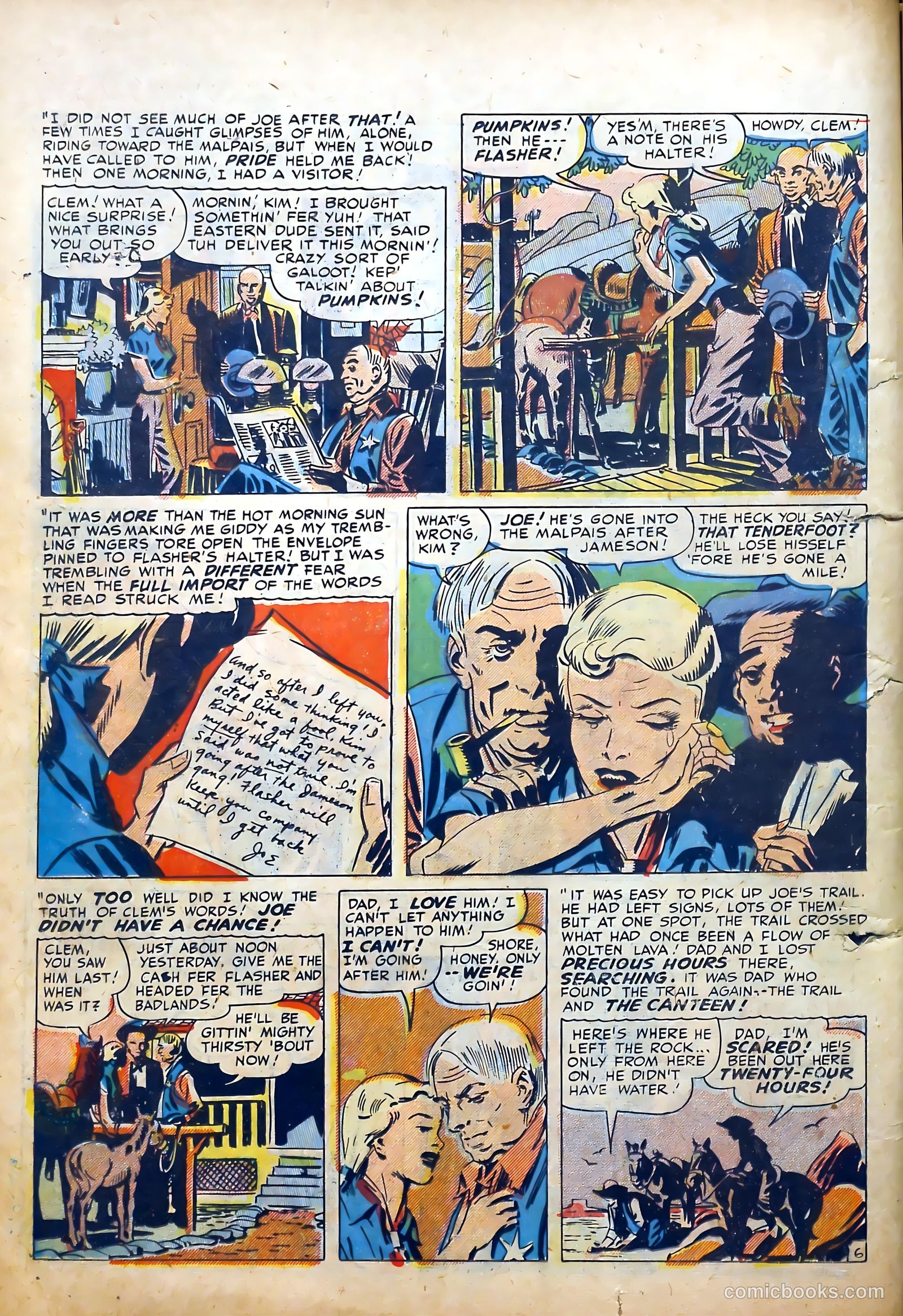 Real West Romances #5 (1949) — page 18 of 52