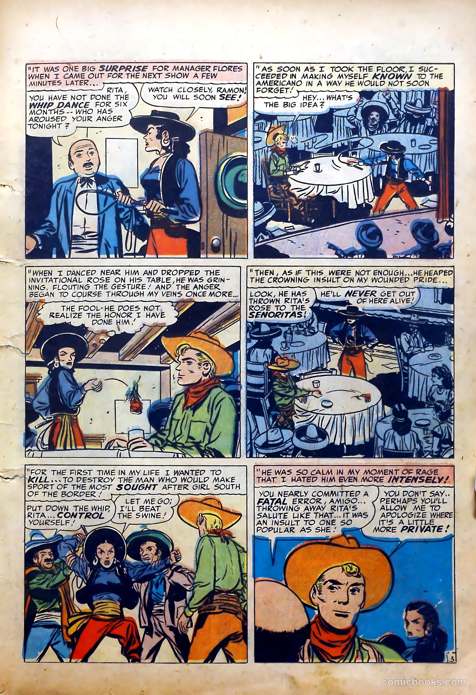 Real West Romances #5 (1949) — page 23 of 52