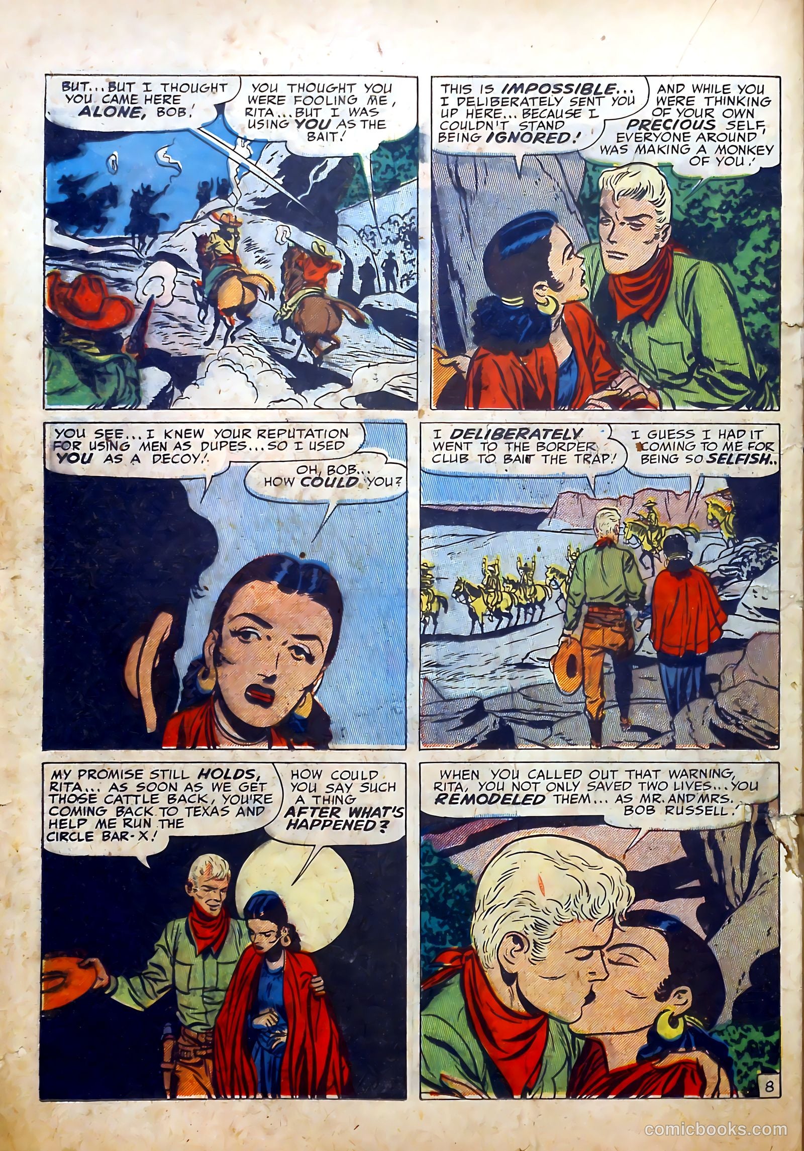 Real West Romances #5 (1949) — page 28 of 52