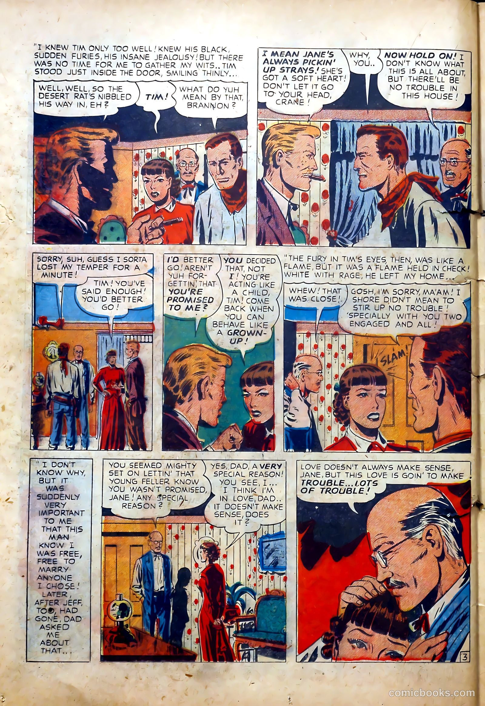 Real West Romances #5 (1949) — page 34 of 52