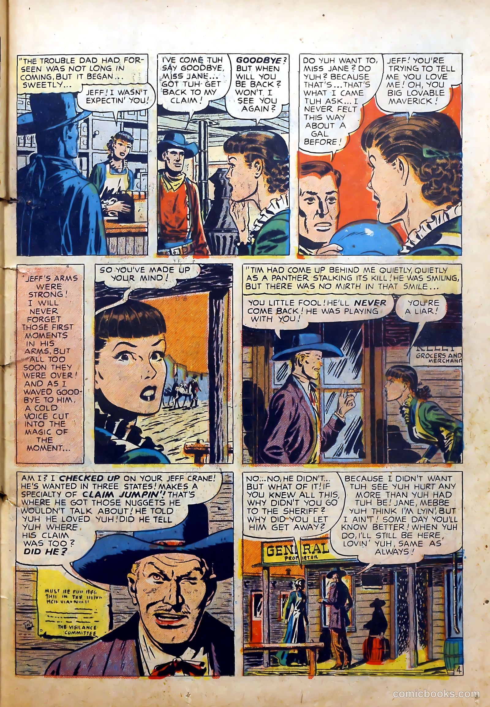 Real West Romances #5 (1949) — page 35 of 52