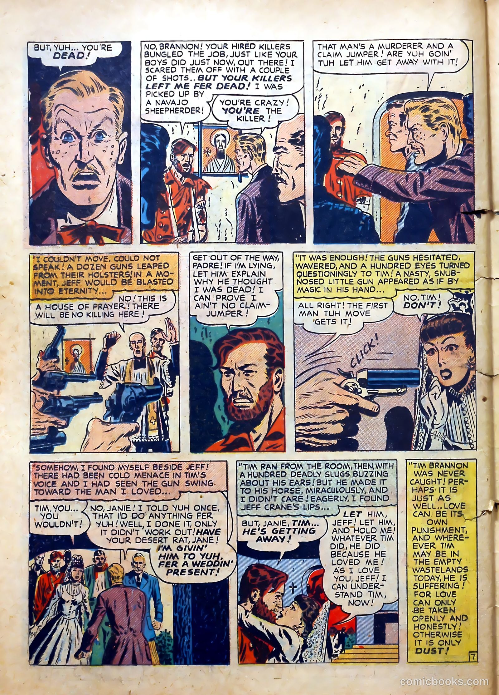 Real West Romances #5 (1949) — page 38 of 52