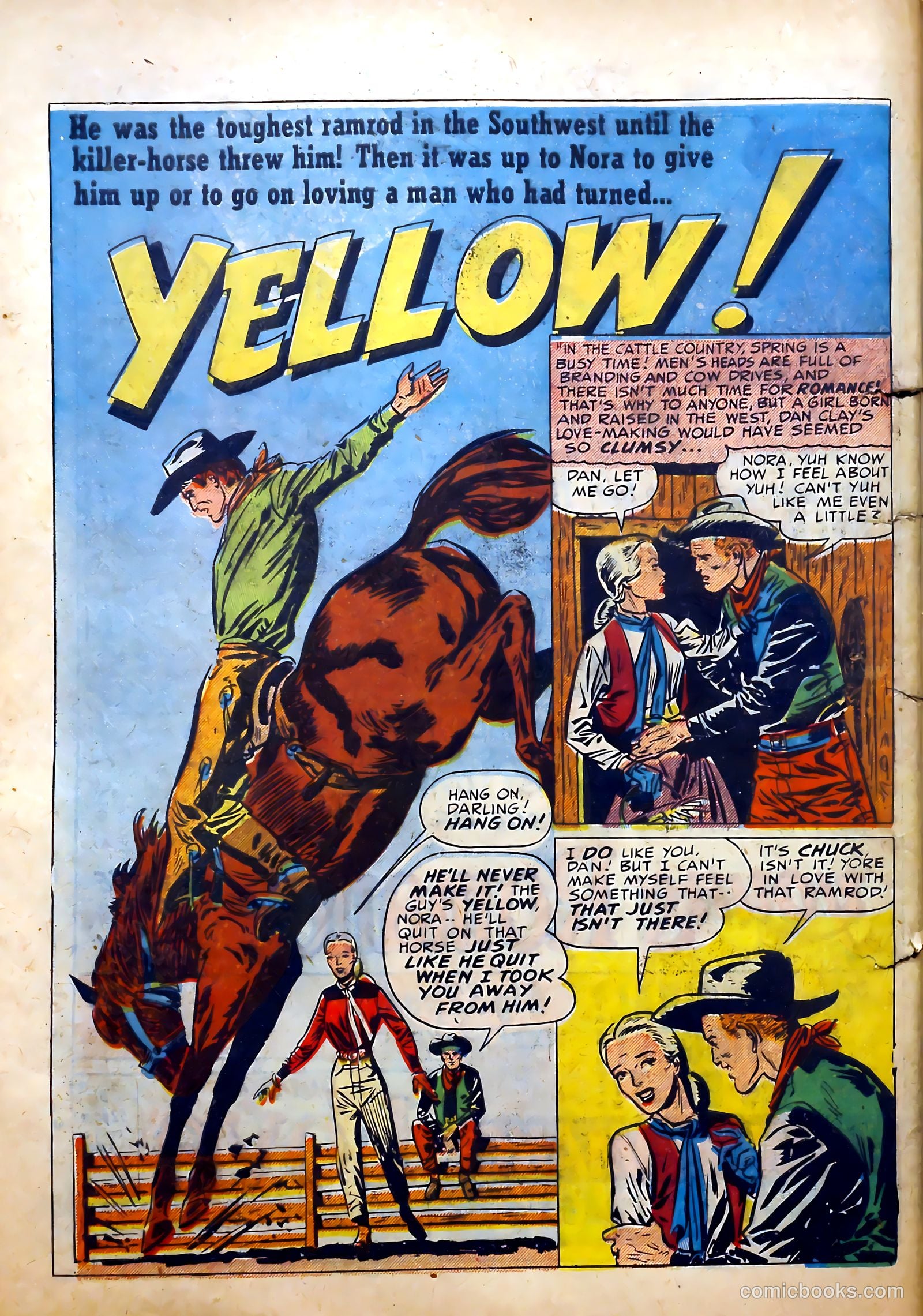 Real West Romances #5 (1949) — page 40 of 52