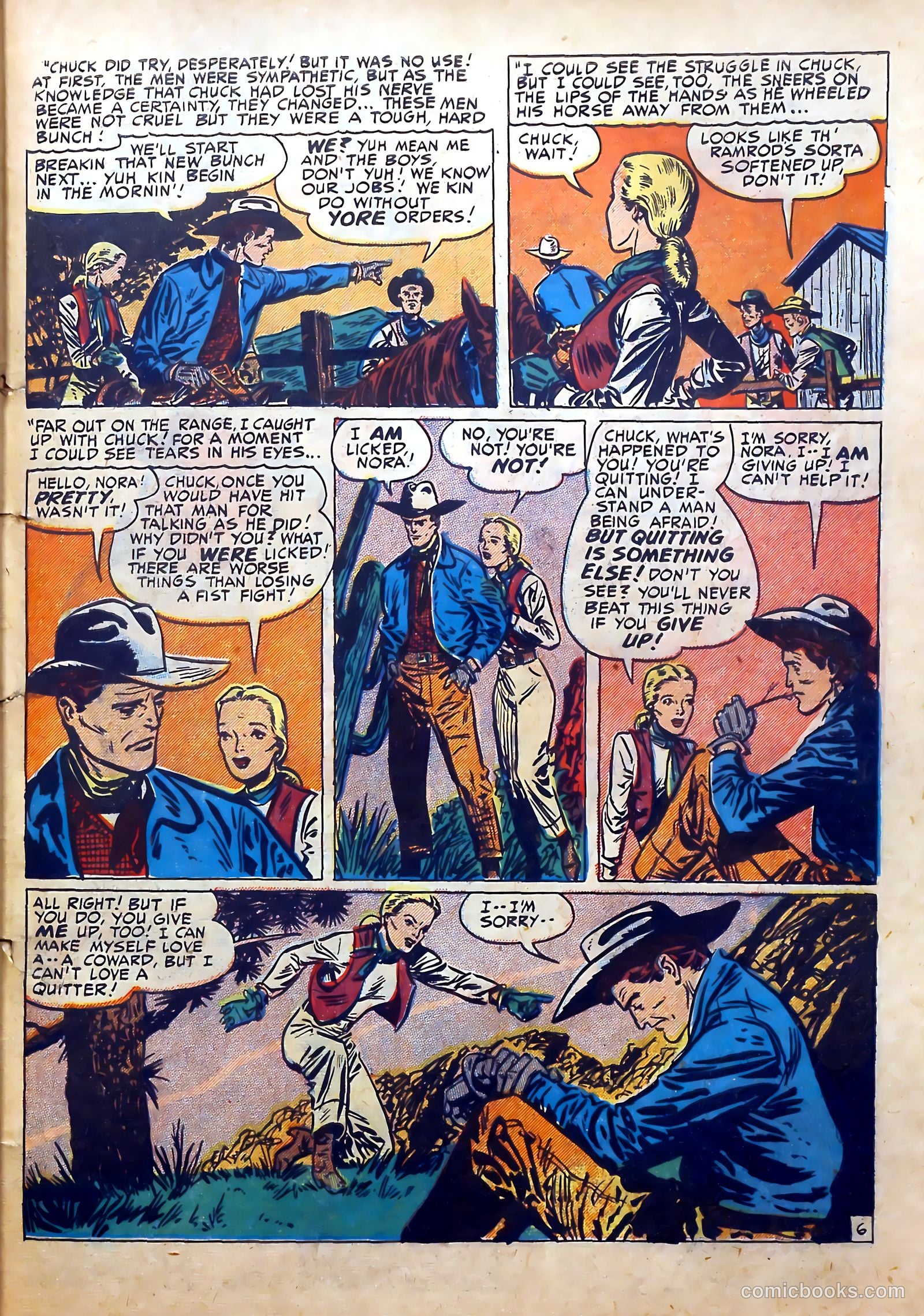 Real West Romances #5 (1949) — page 45 of 52