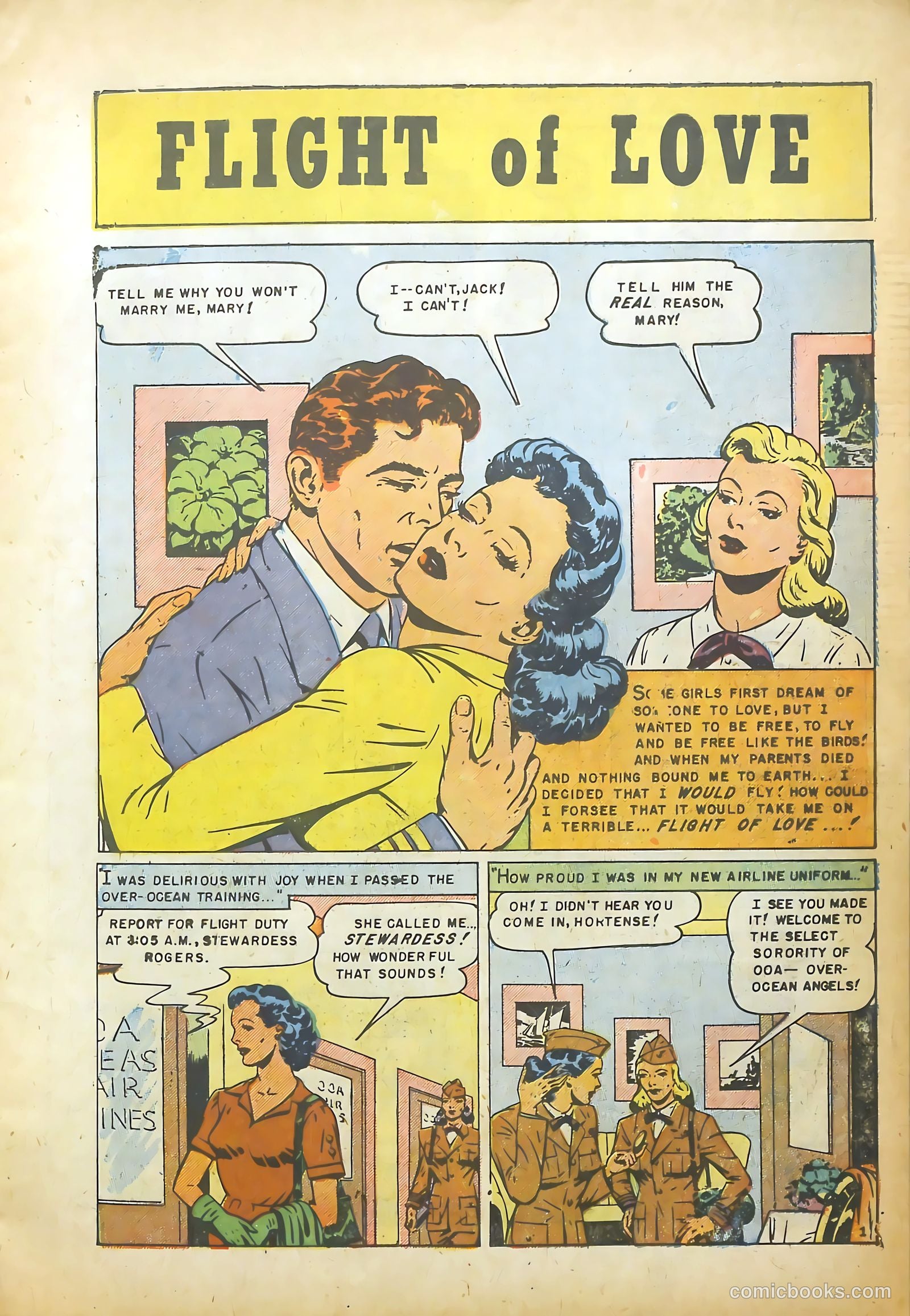 Realistic Romances #1 (1958) — page 4 of 37