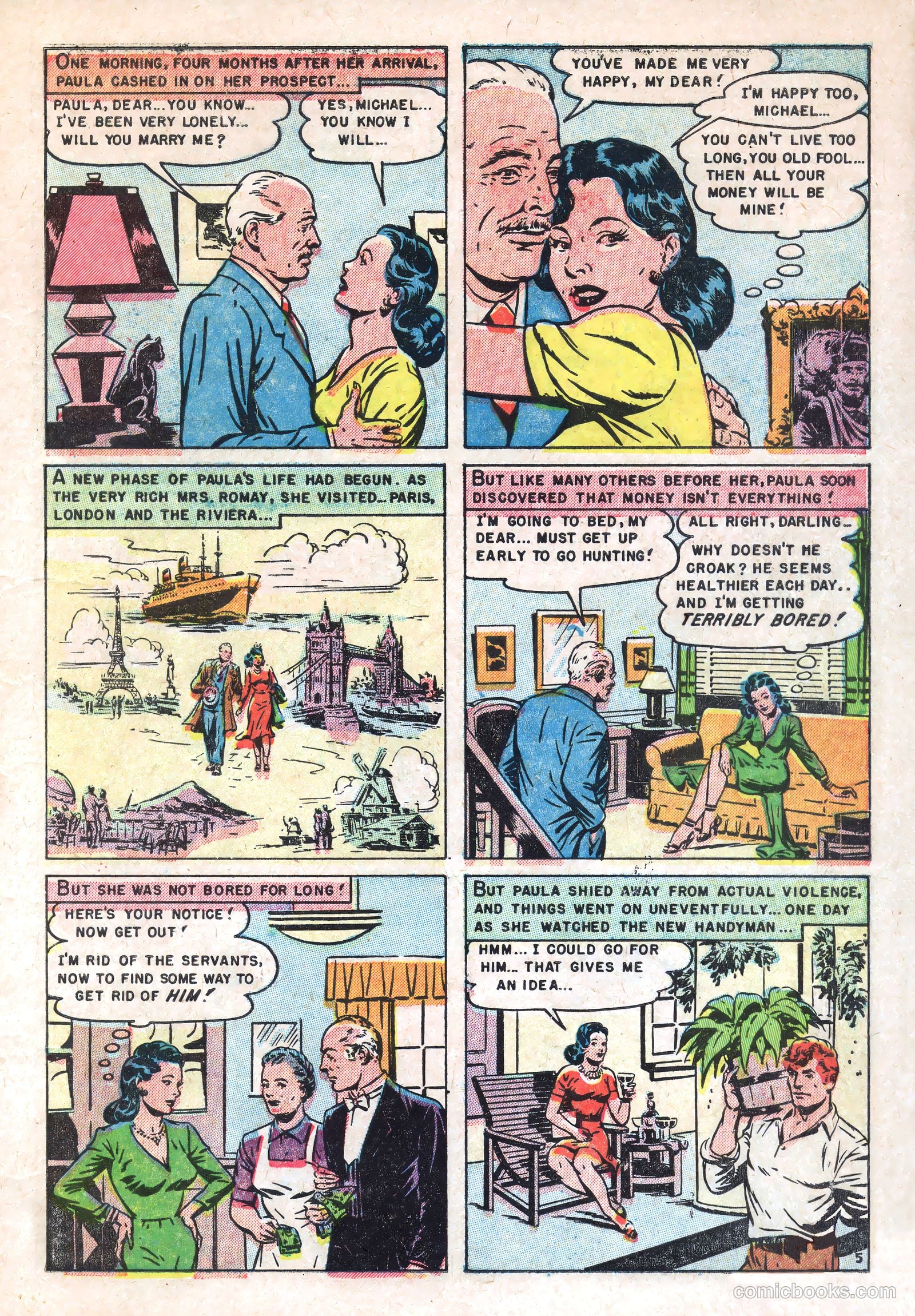 Realistic Romances #17 (1954) — page 7 of 36