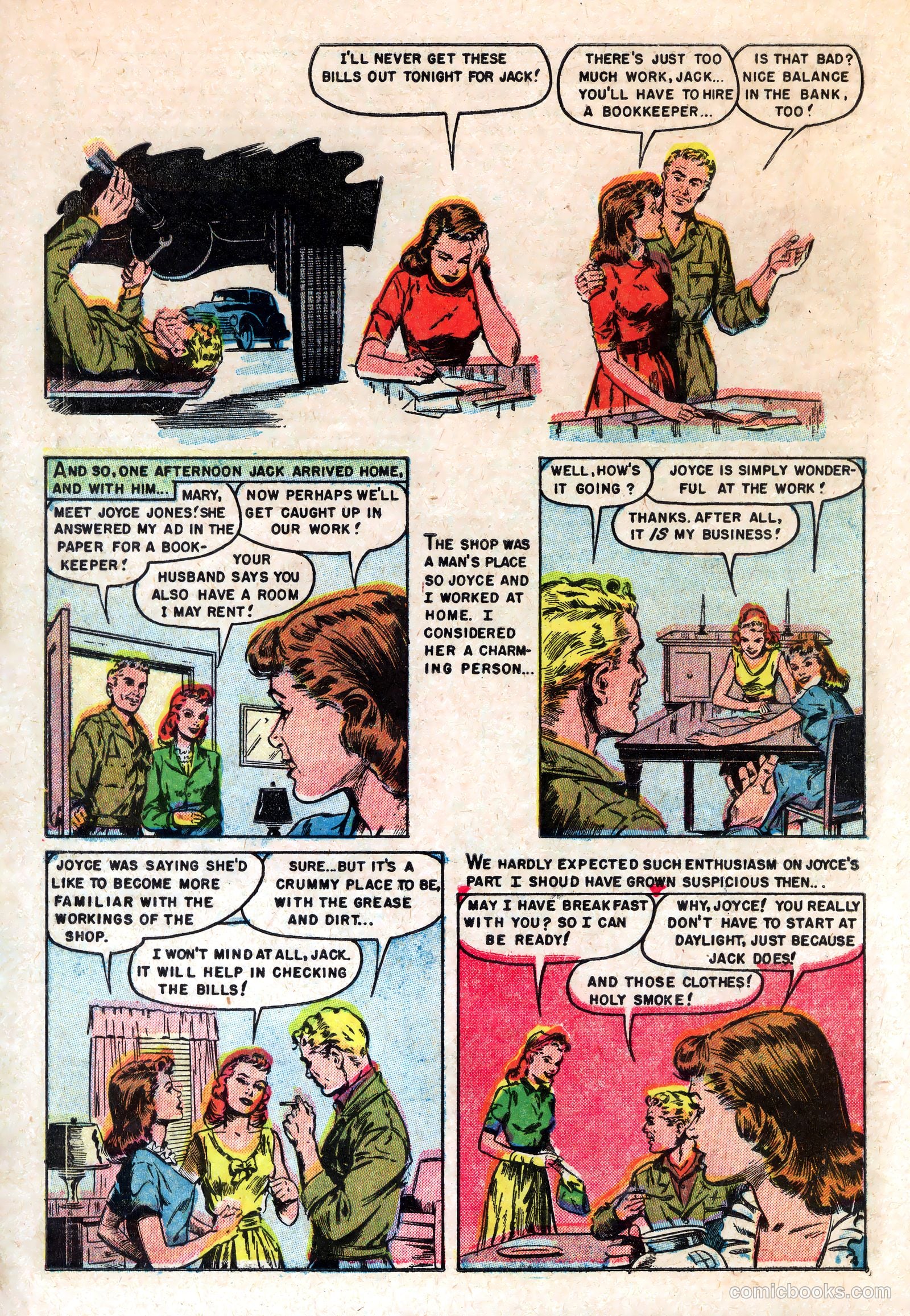 Realistic Romances #17 (1954) — page 14 of 36