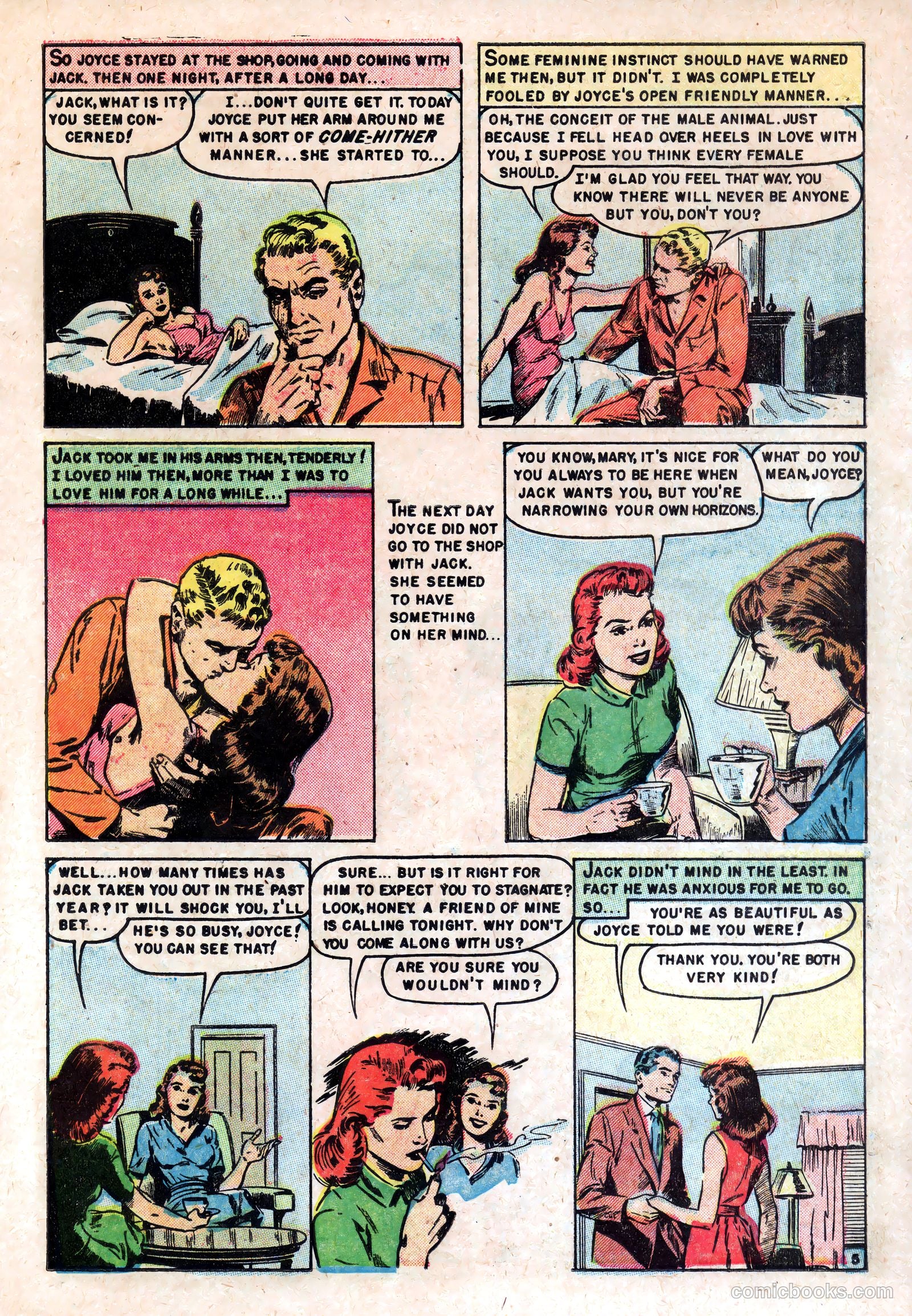 Realistic Romances #17 (1954) — page 15 of 36