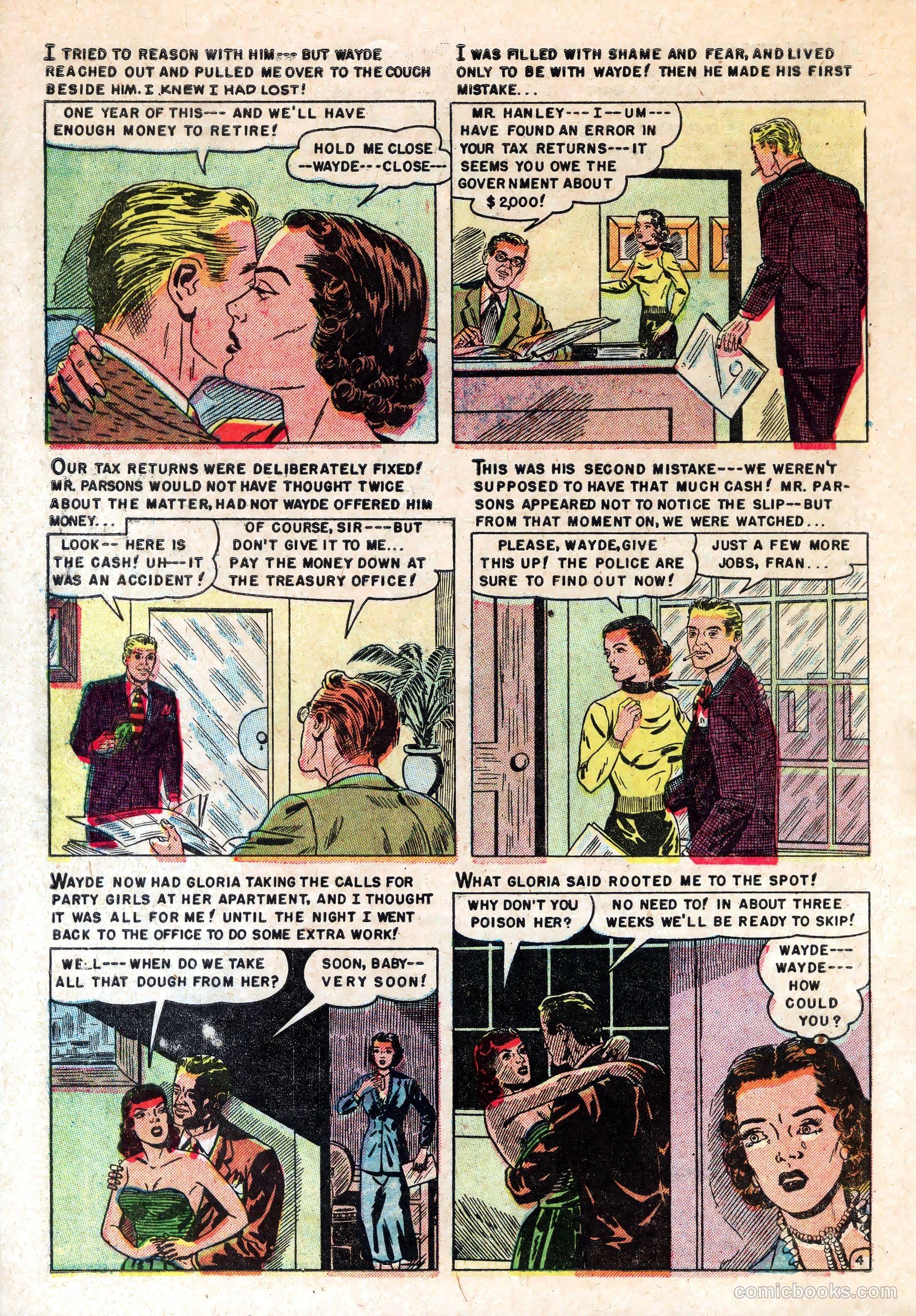 Realistic Romances #17 (1954) — page 30 of 36