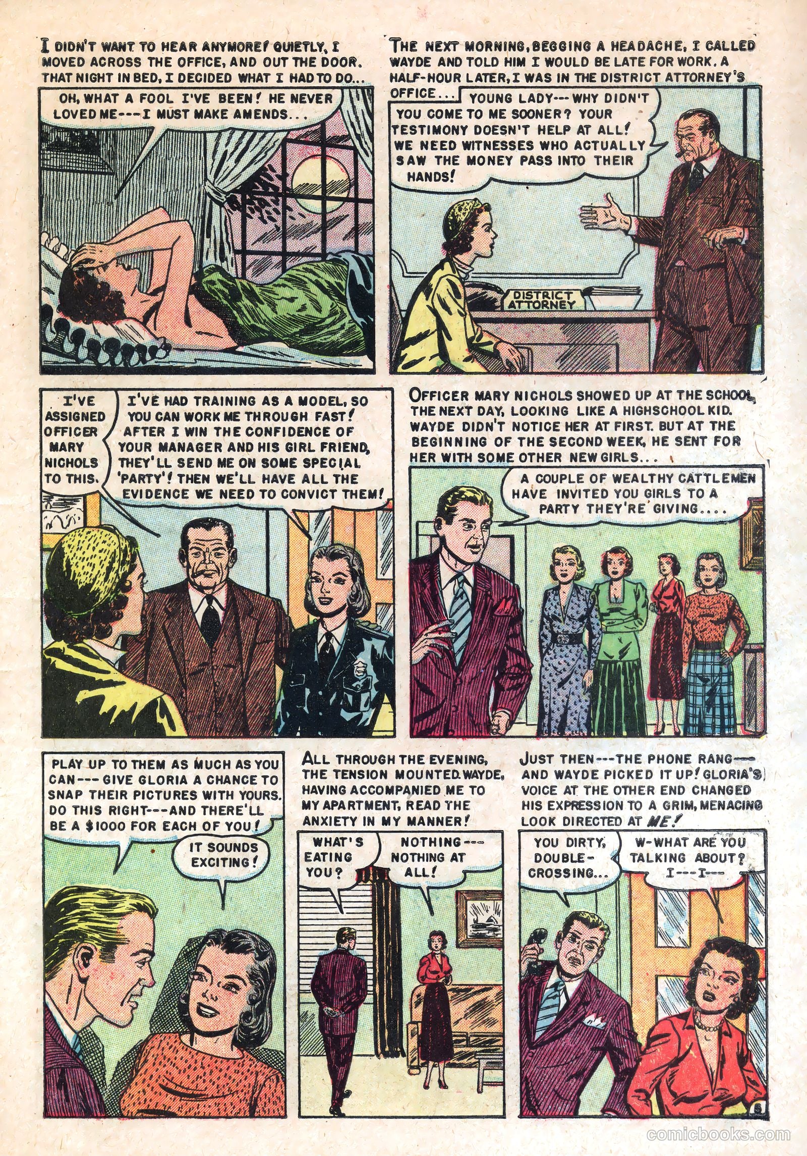 Realistic Romances #17 (1954) — page 31 of 36