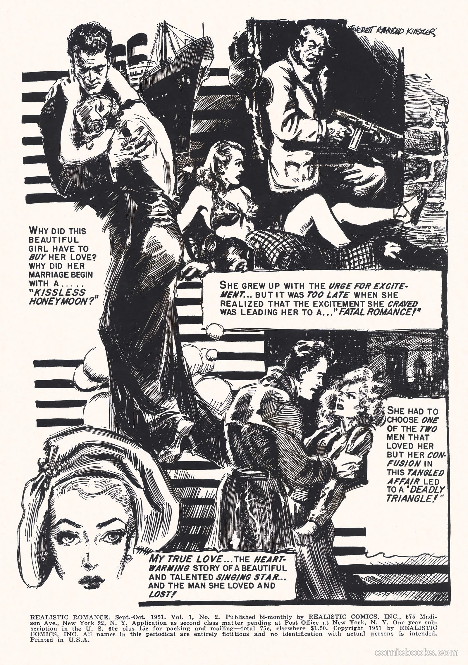Realistic Romances #2 (1951) — page 2 of 36