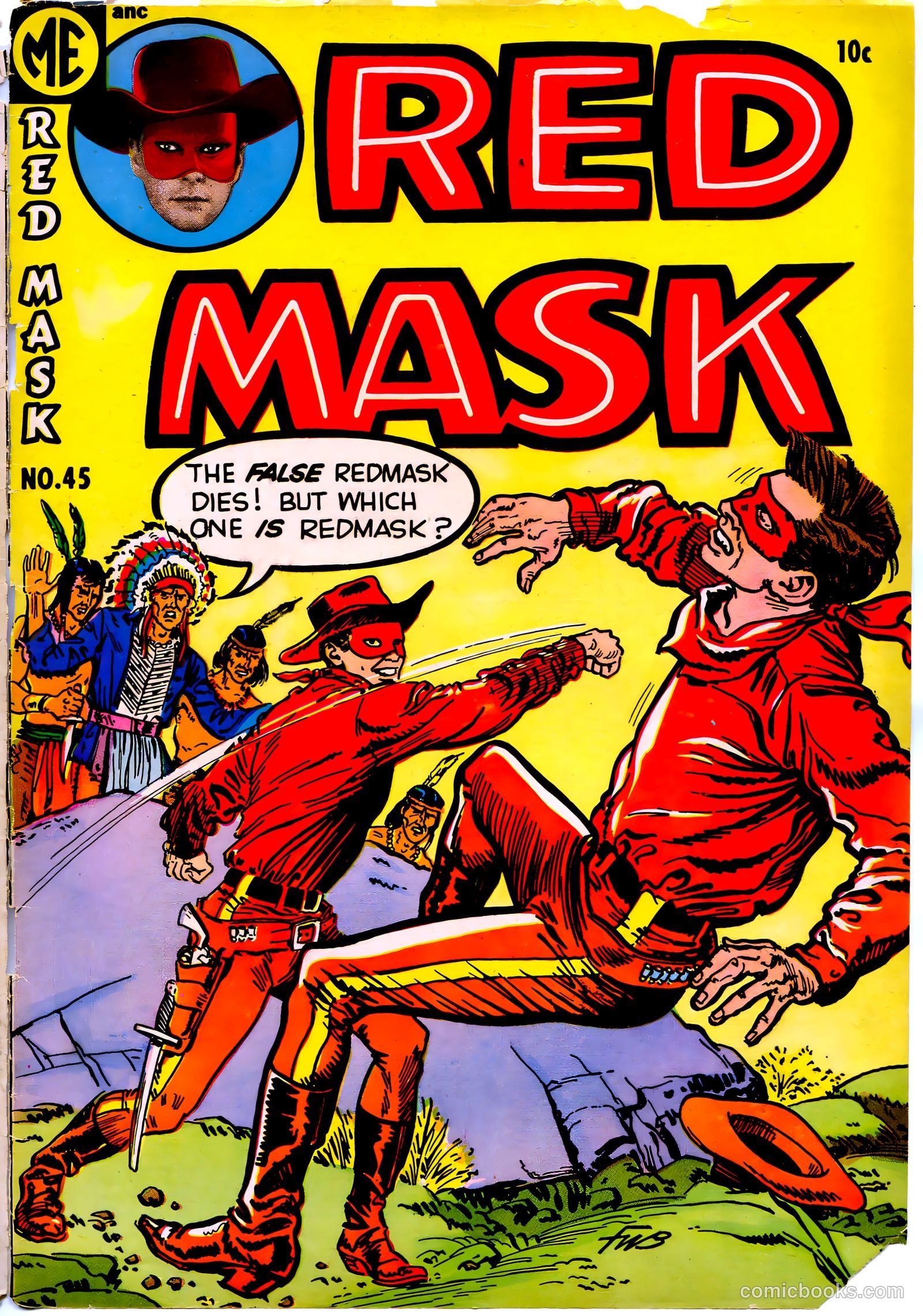 Red Mask #45 (1954) — page 2 of 36