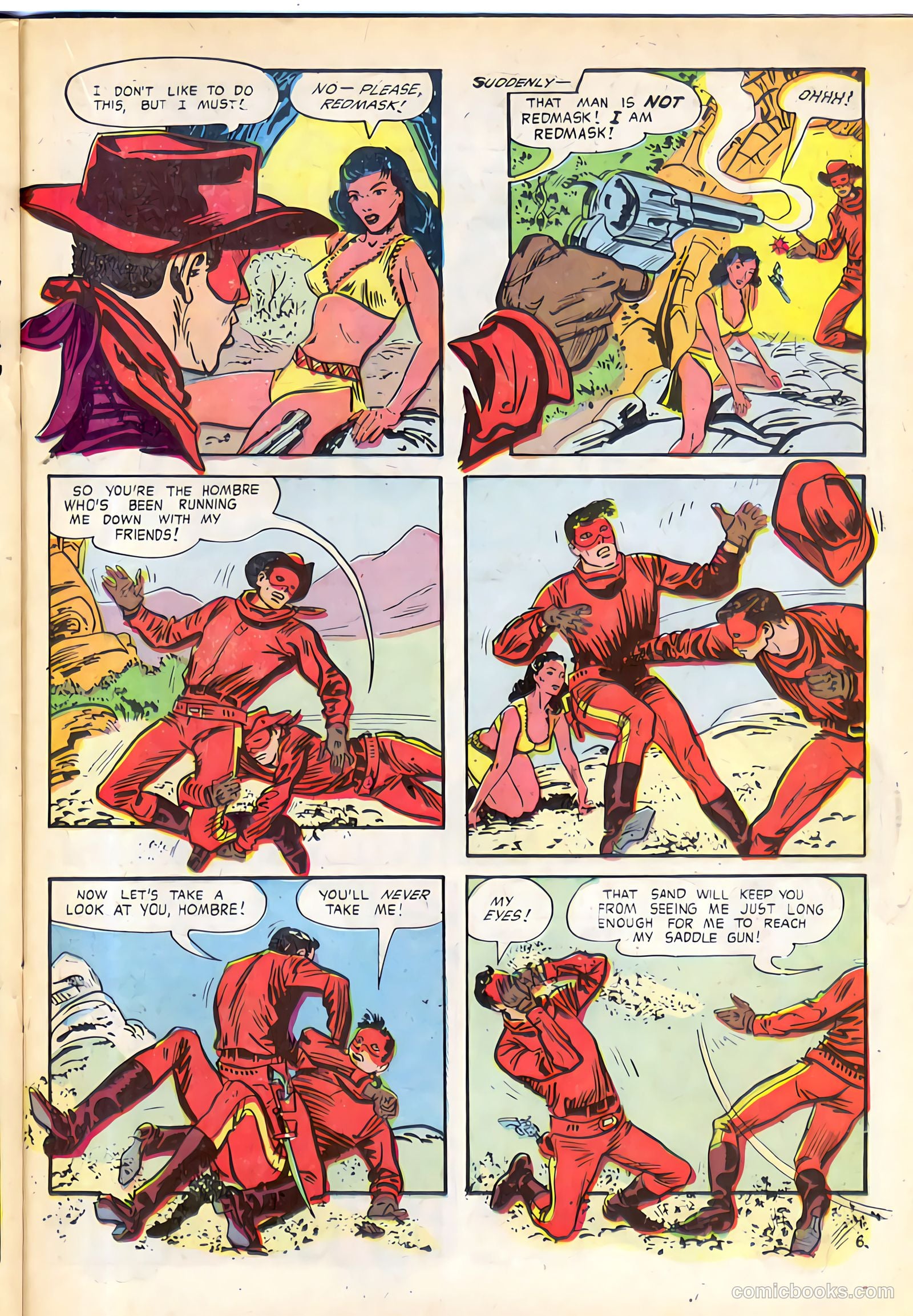 Red Mask #45 (1954) — page 23 of 36