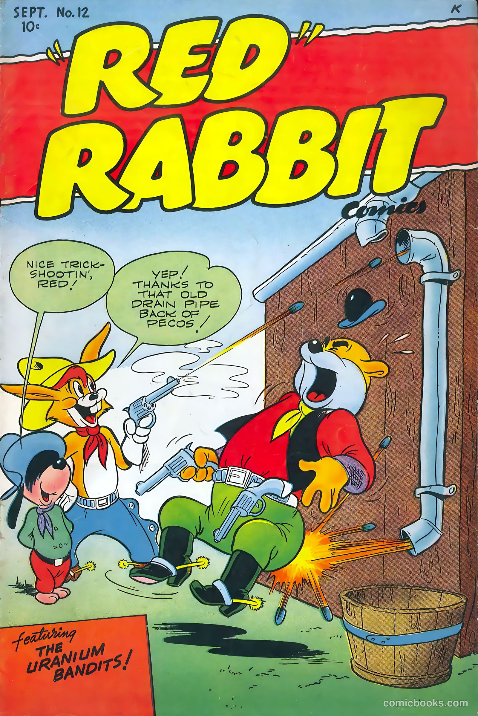 "Red" Rabbit Comics #12 cover