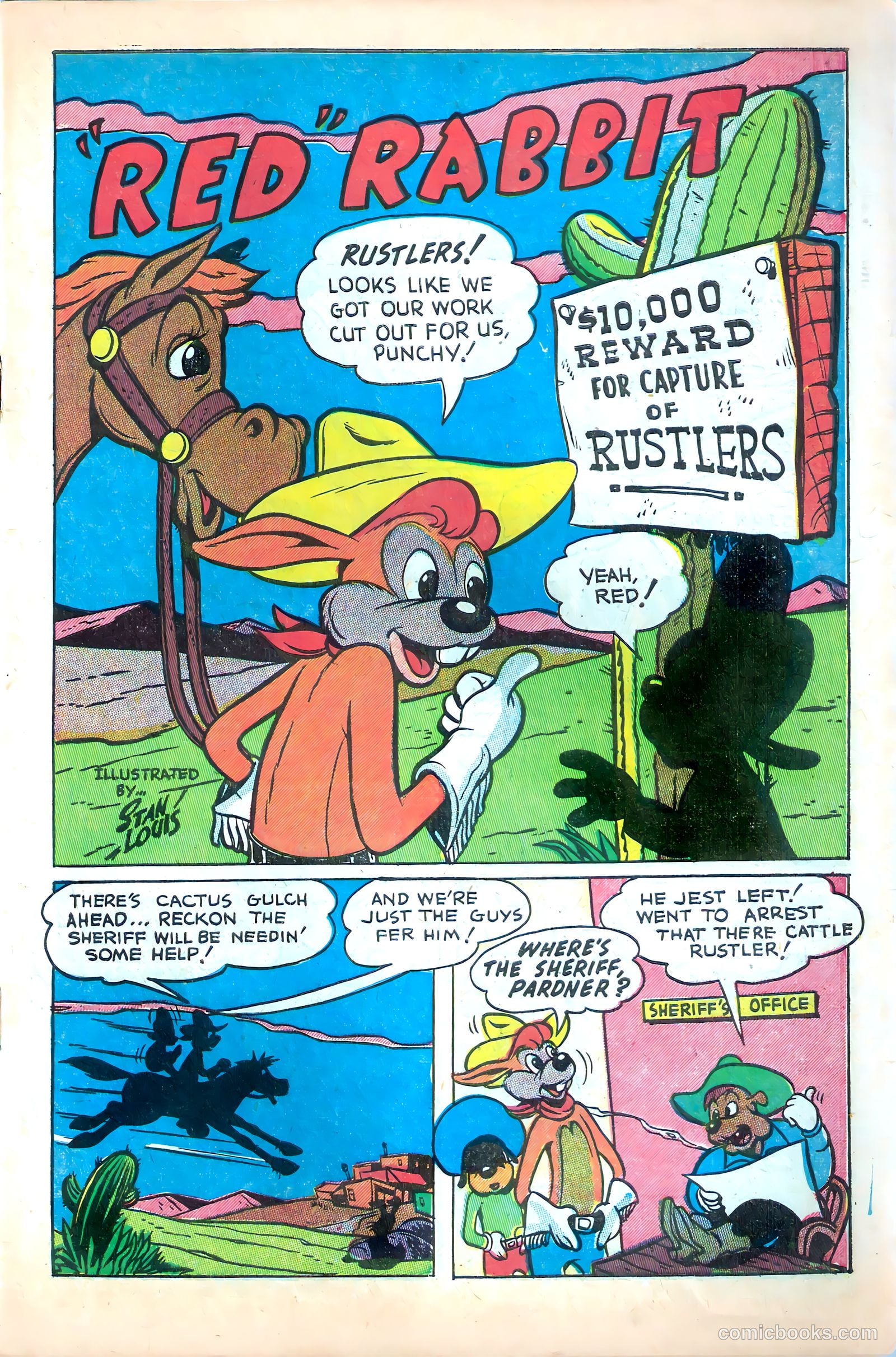 "Red" Rabbit Comics #15 (1950) — page 3