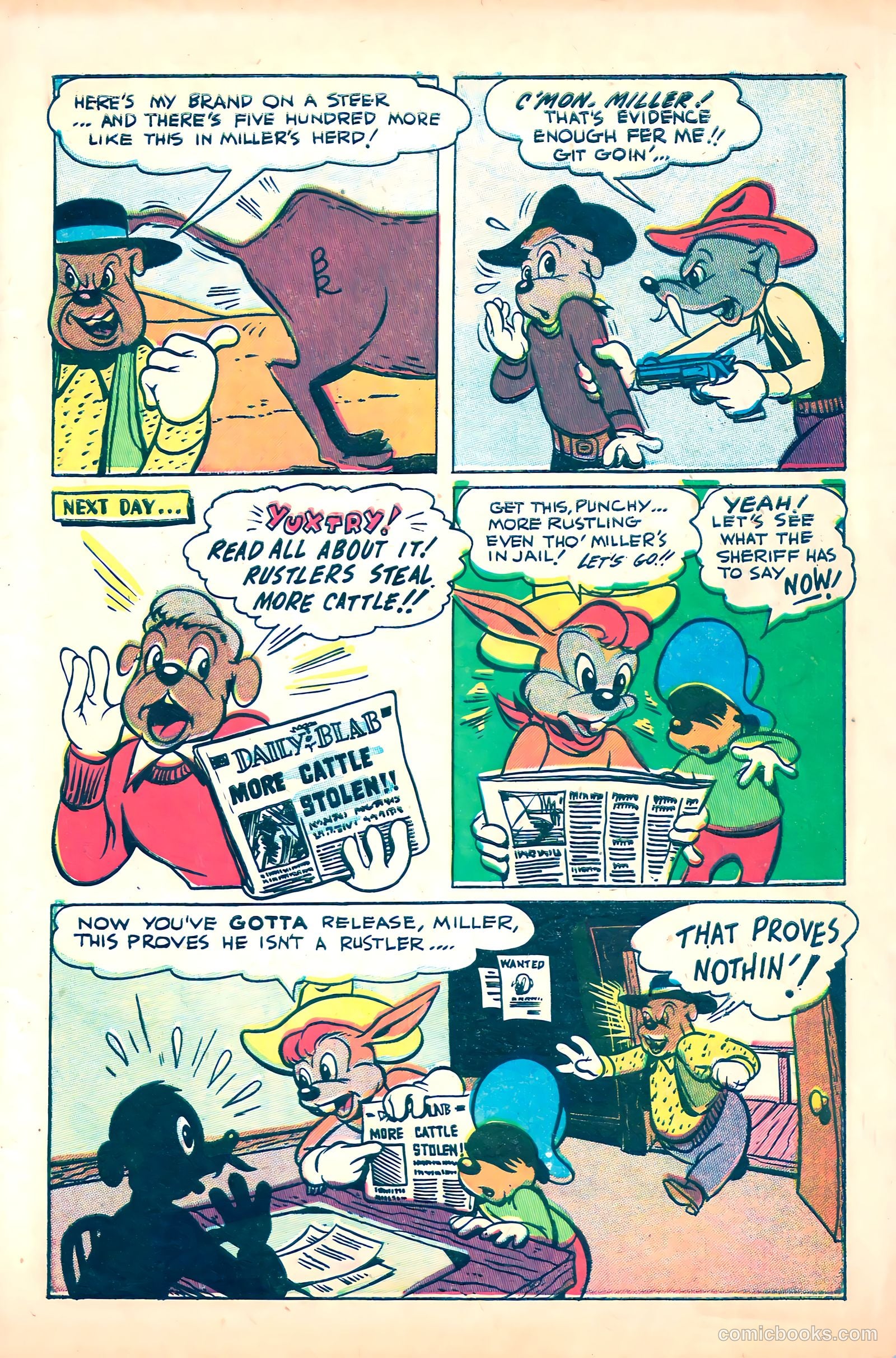 "Red" Rabbit Comics #15 (1950) — page 5