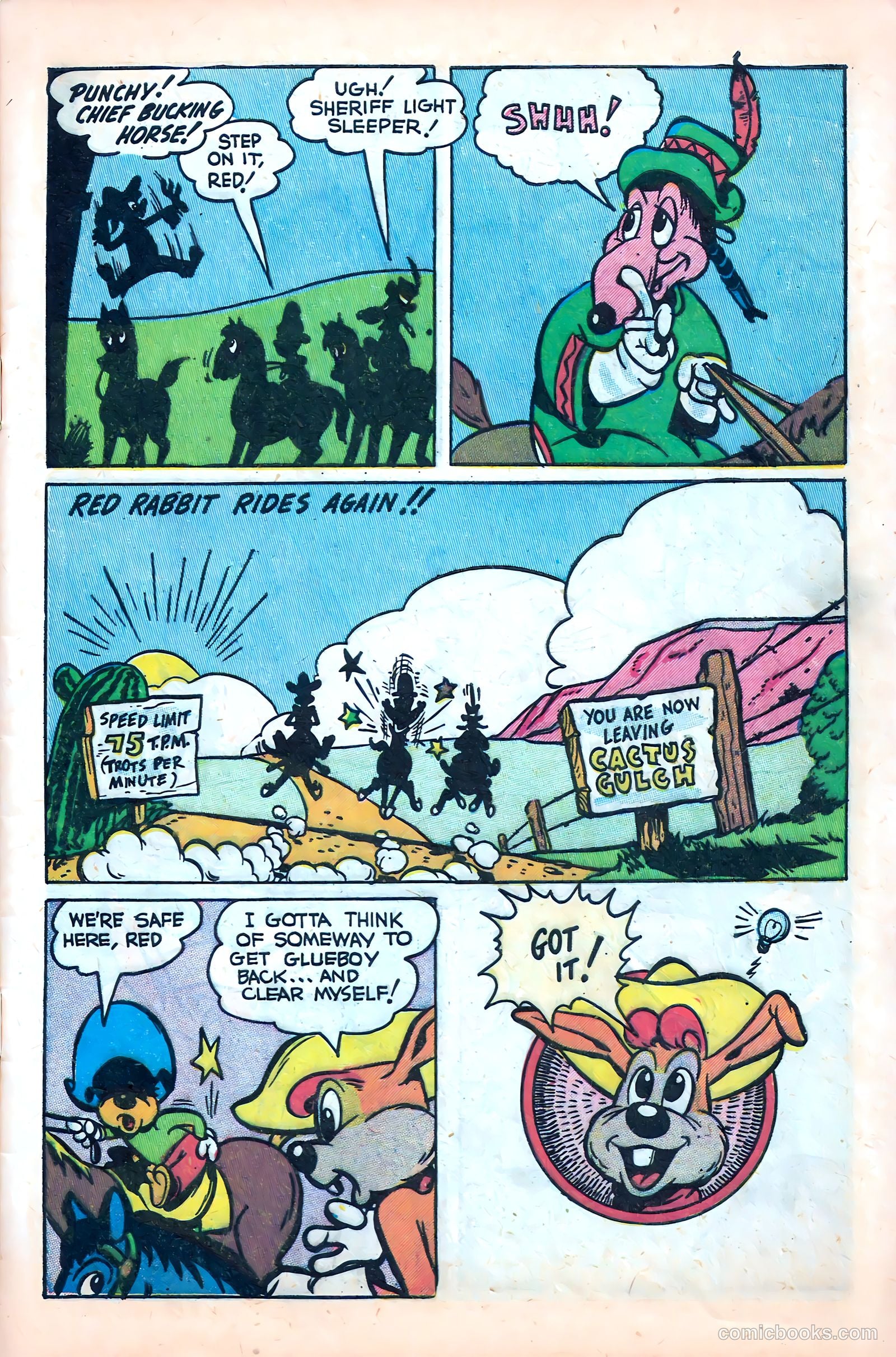 "Red" Rabbit Comics #15 (1950) — page 9