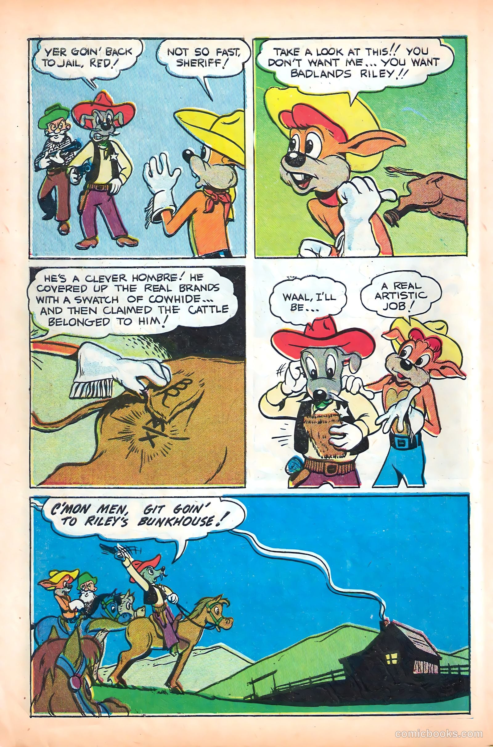 "Red" Rabbit Comics #15 (1950) — page 12