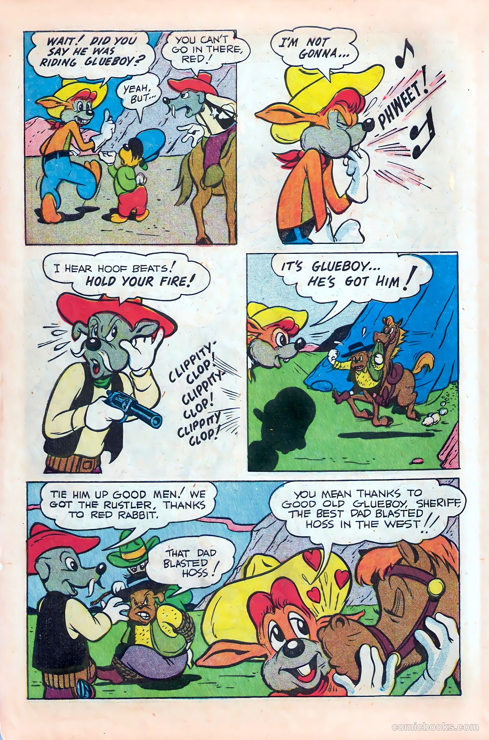 "Red" Rabbit Comics #15 (1950) — page 14